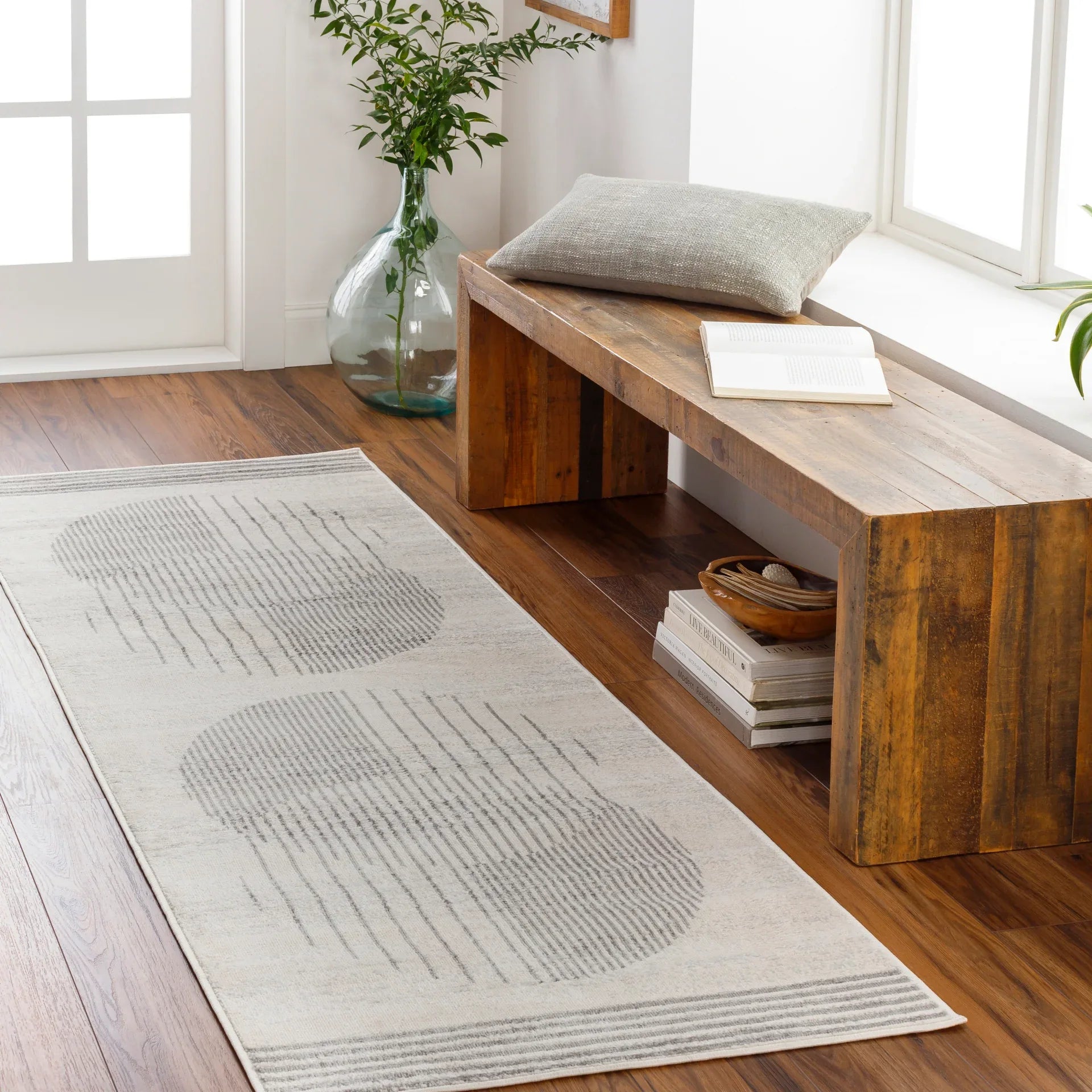 Floransa Machine Woven Rug Livabliss Floransa