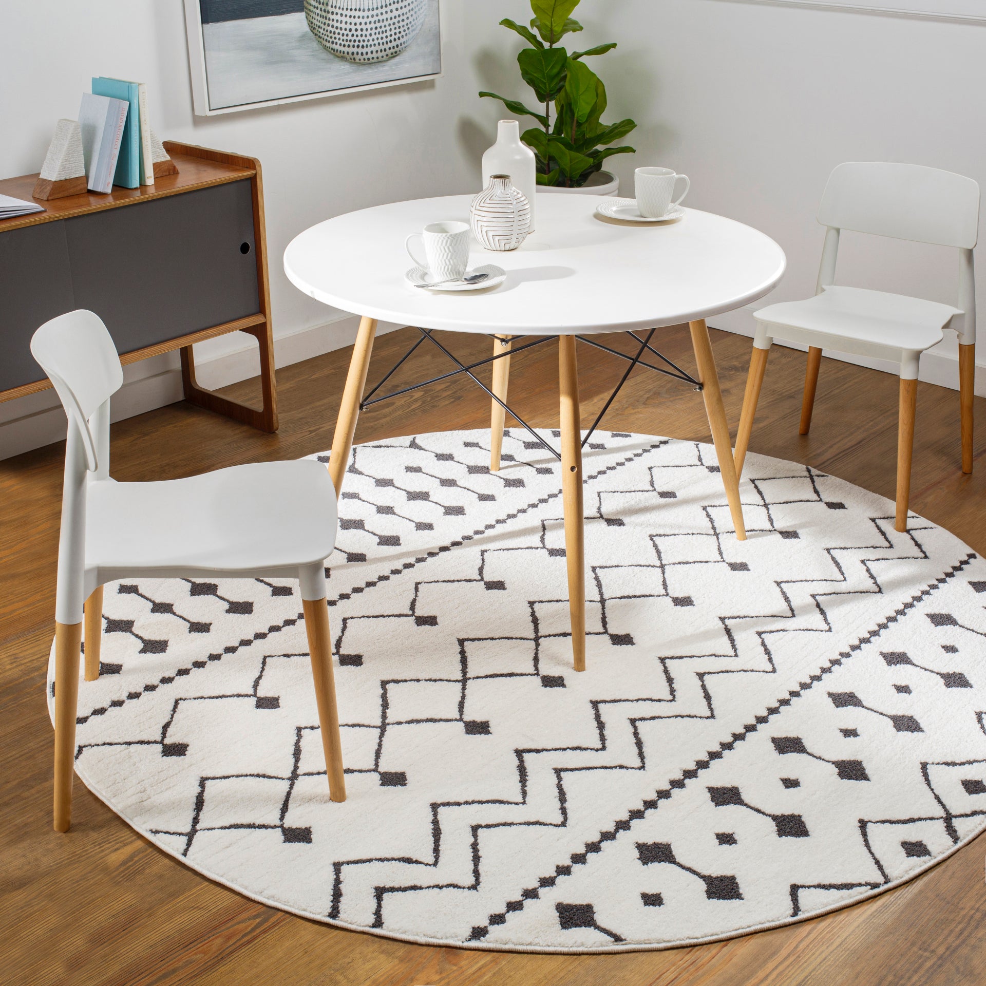Moroccan Shag Machine Woven Rug Livabliss Moroccan Shag