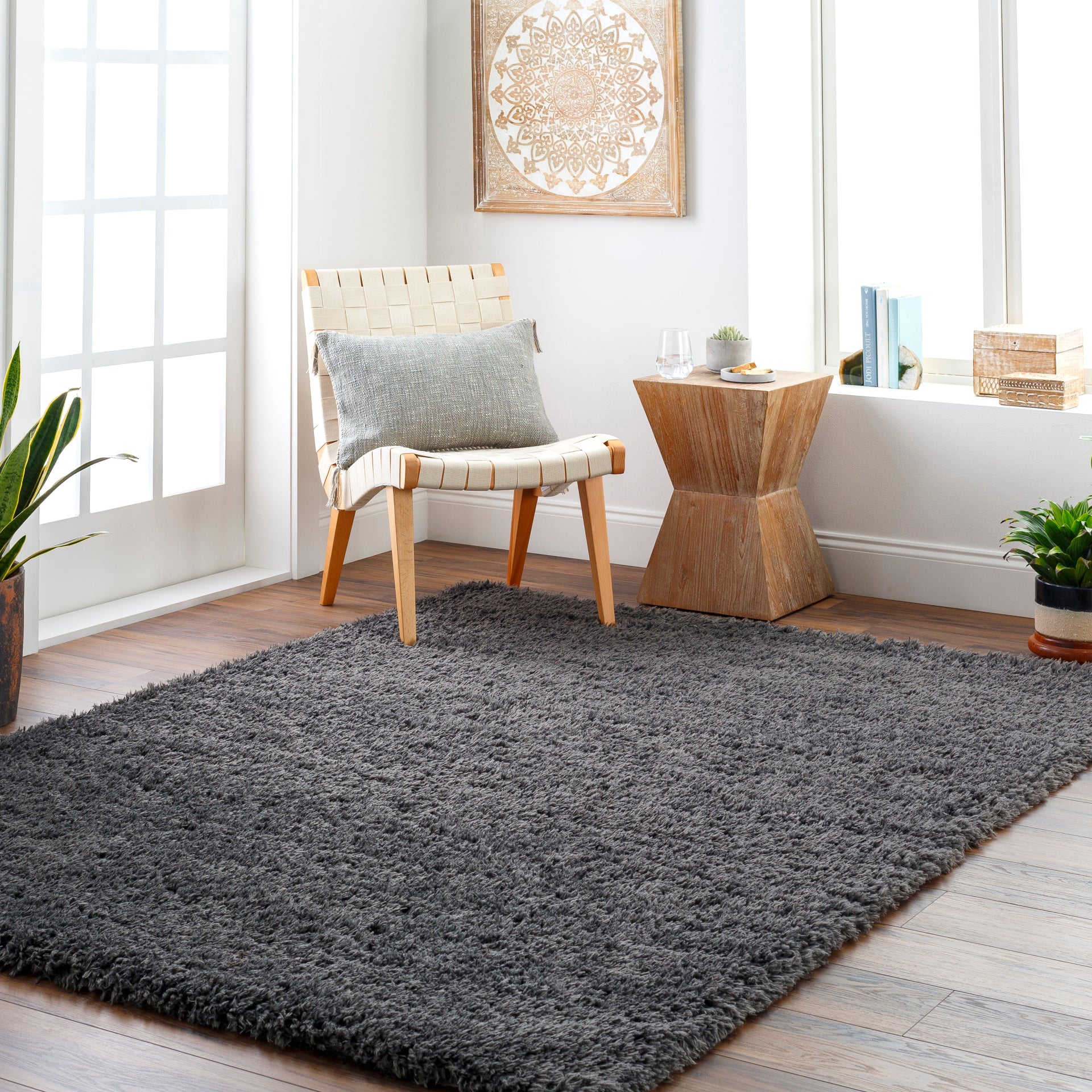 Verde Machine Woven Rug Livabliss Verde