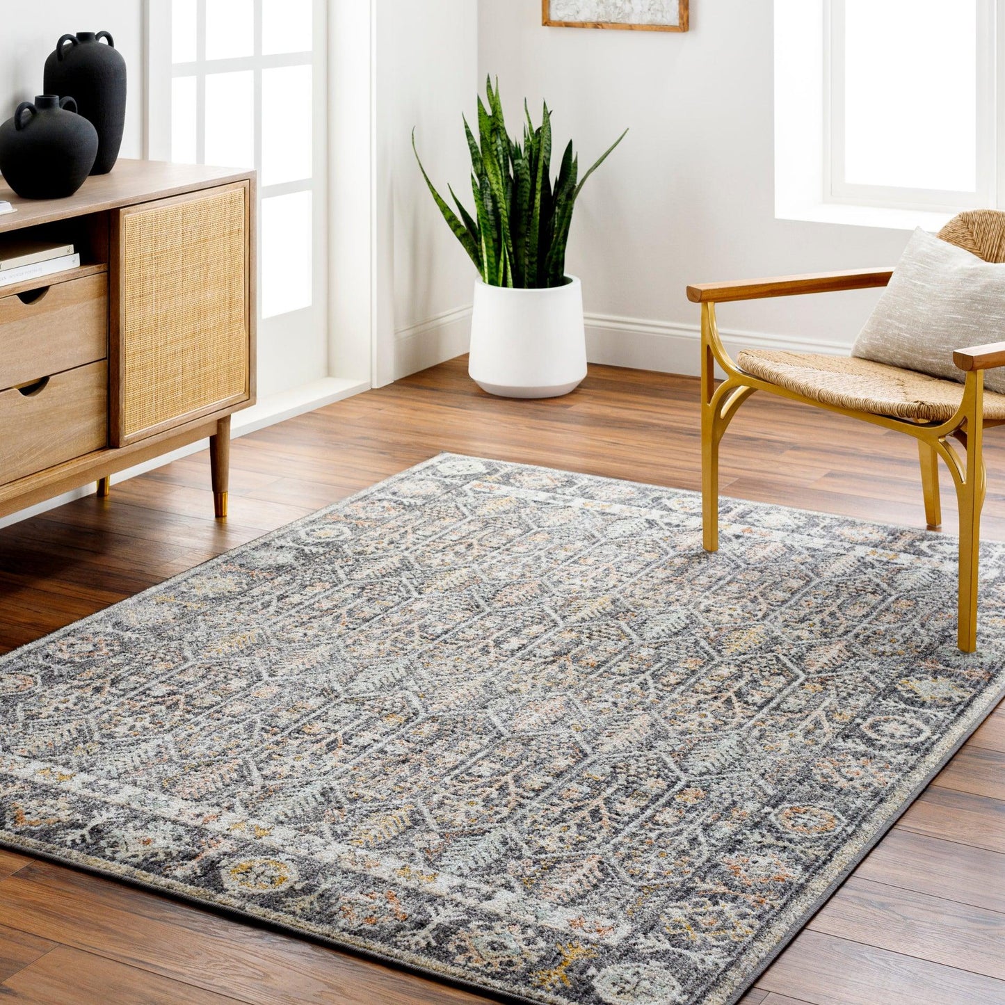 Bitlis Machine Woven Rug Livabliss Bitlis