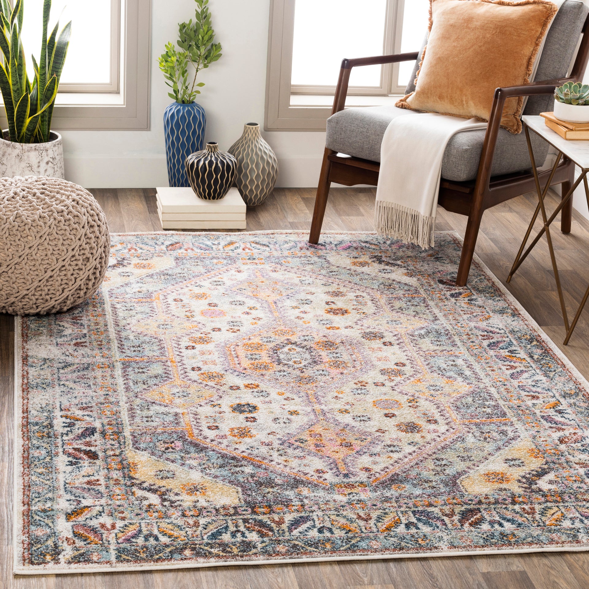 New Mexico Machine Woven Rug Livabliss New Mexico
