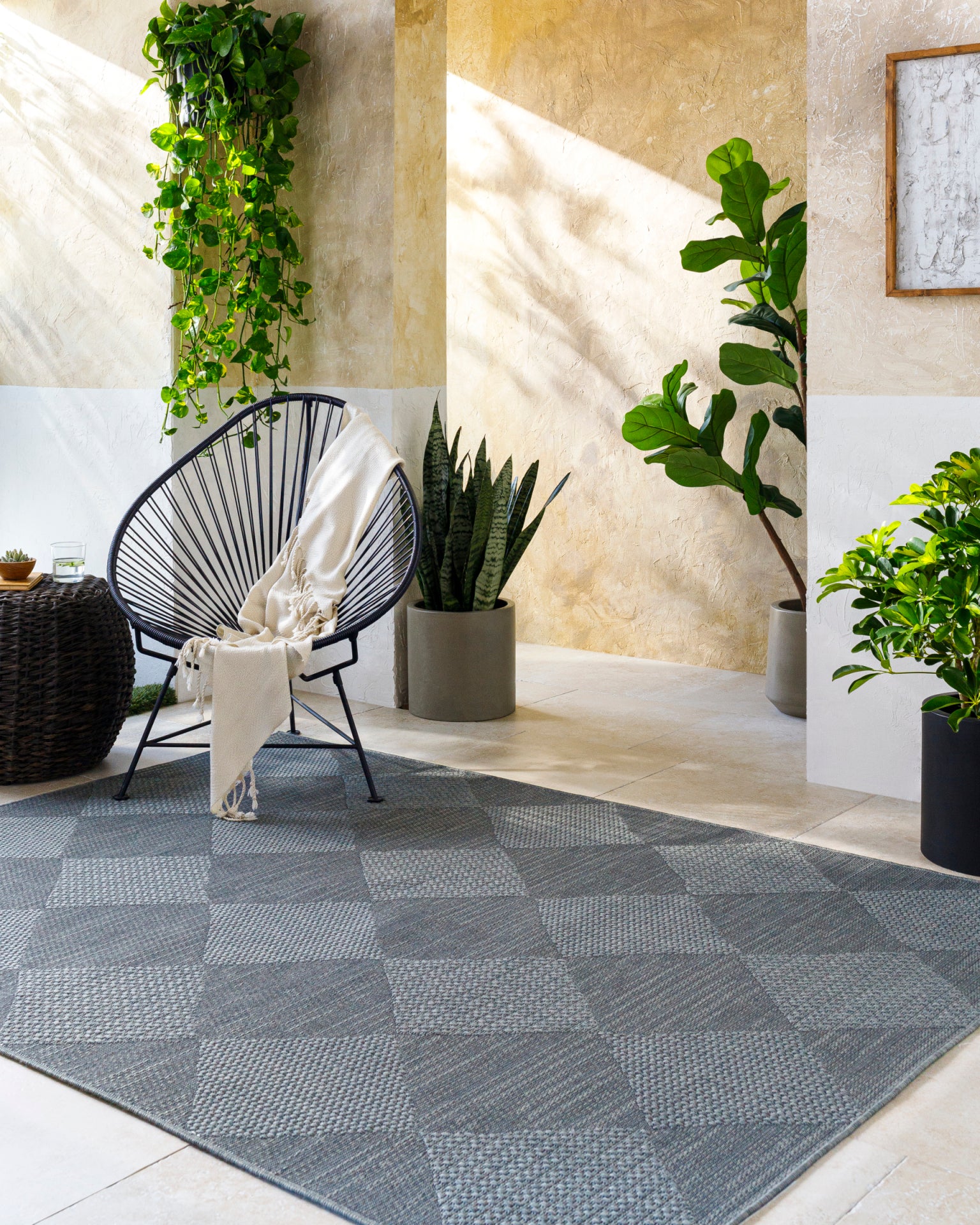 Sandra Machine Woven Rug Livabliss Sandra