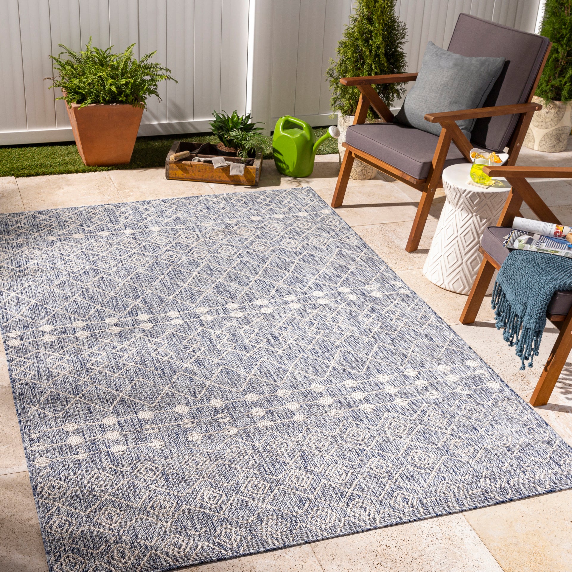 Tuareg Machine Woven Rug Livabliss Tuareg