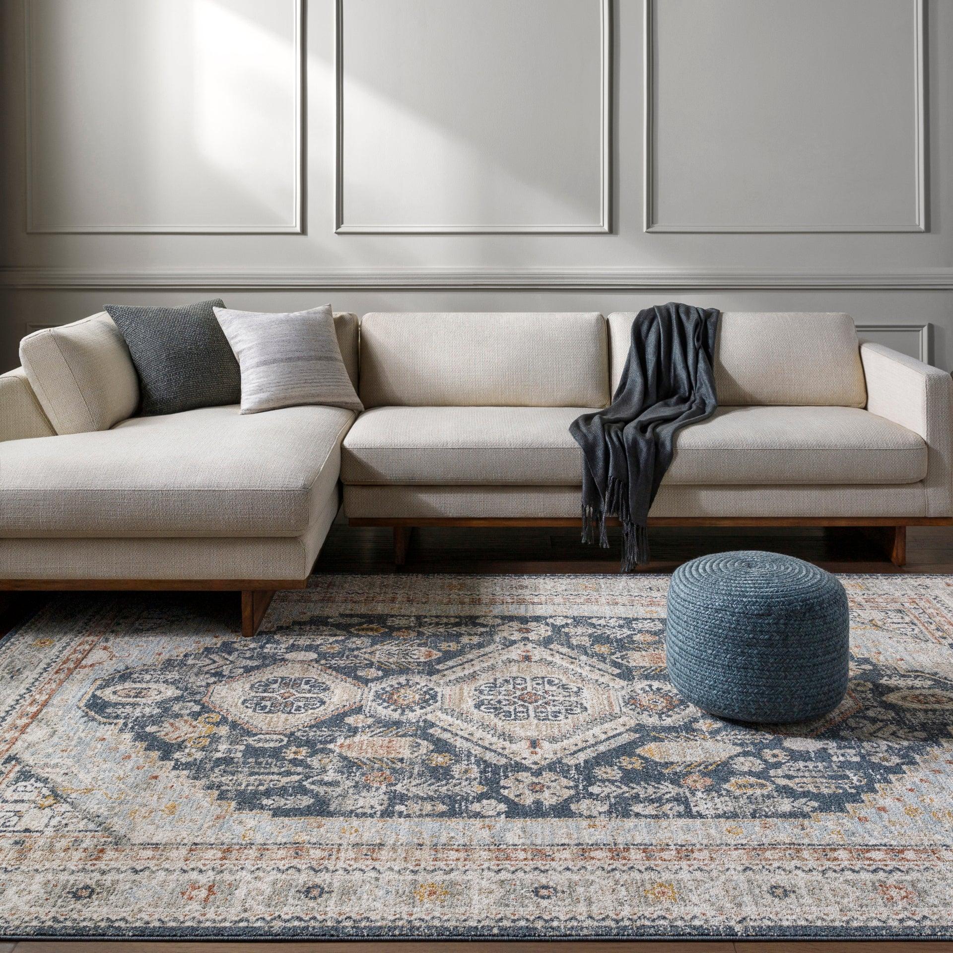 Beckham Machine Woven Rug Livabliss Beckham