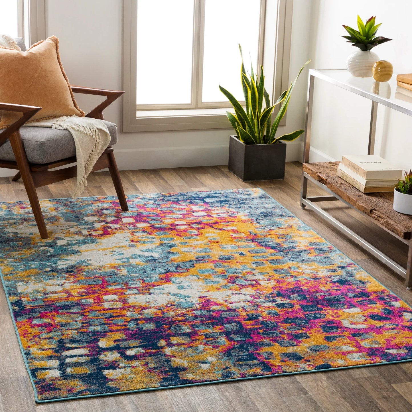 Floransa Machine Woven Rug Livabliss Floransa