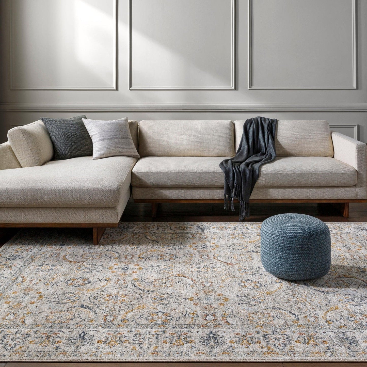 Beckham Machine Woven Rug Livabliss Beckham