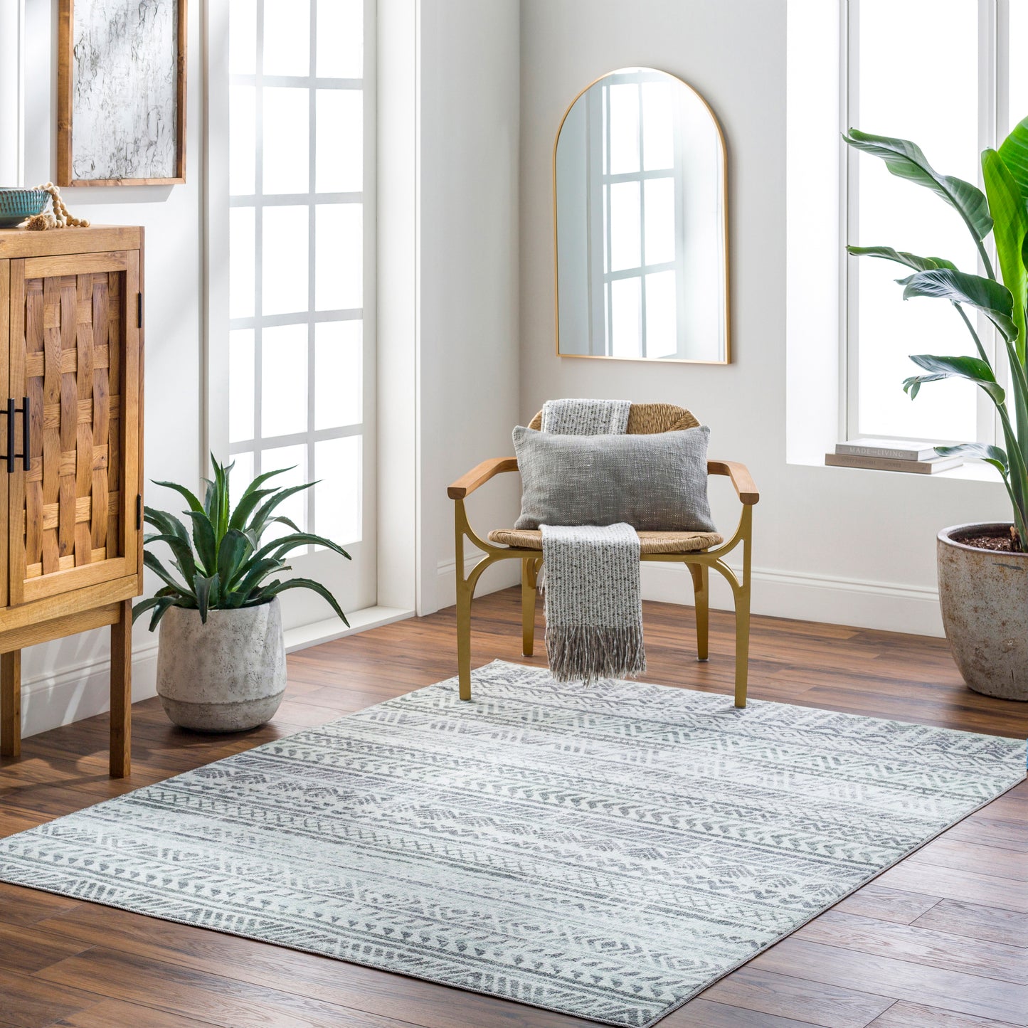 Hera Machine Woven Rug Livabliss Hera