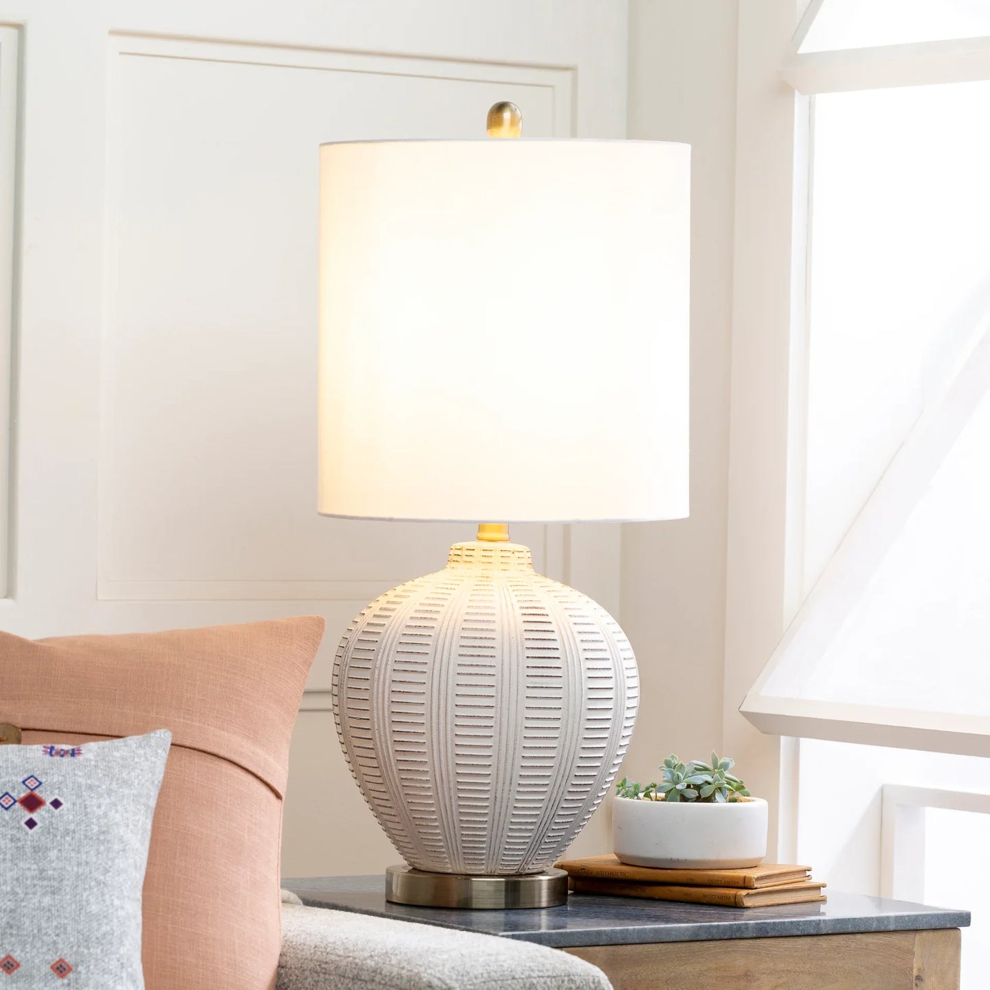 Rayas Accent Table Lamp Livabliss Rayas
