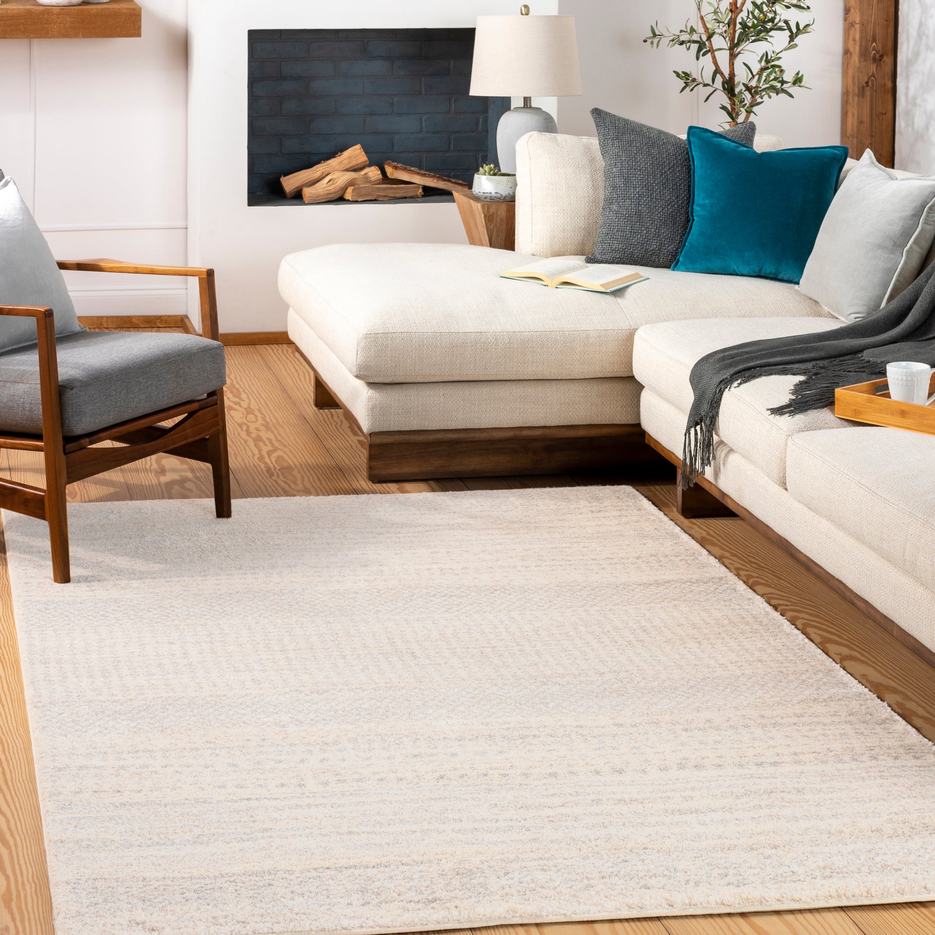 Fowler Machine Woven Rug Livabliss Fowler