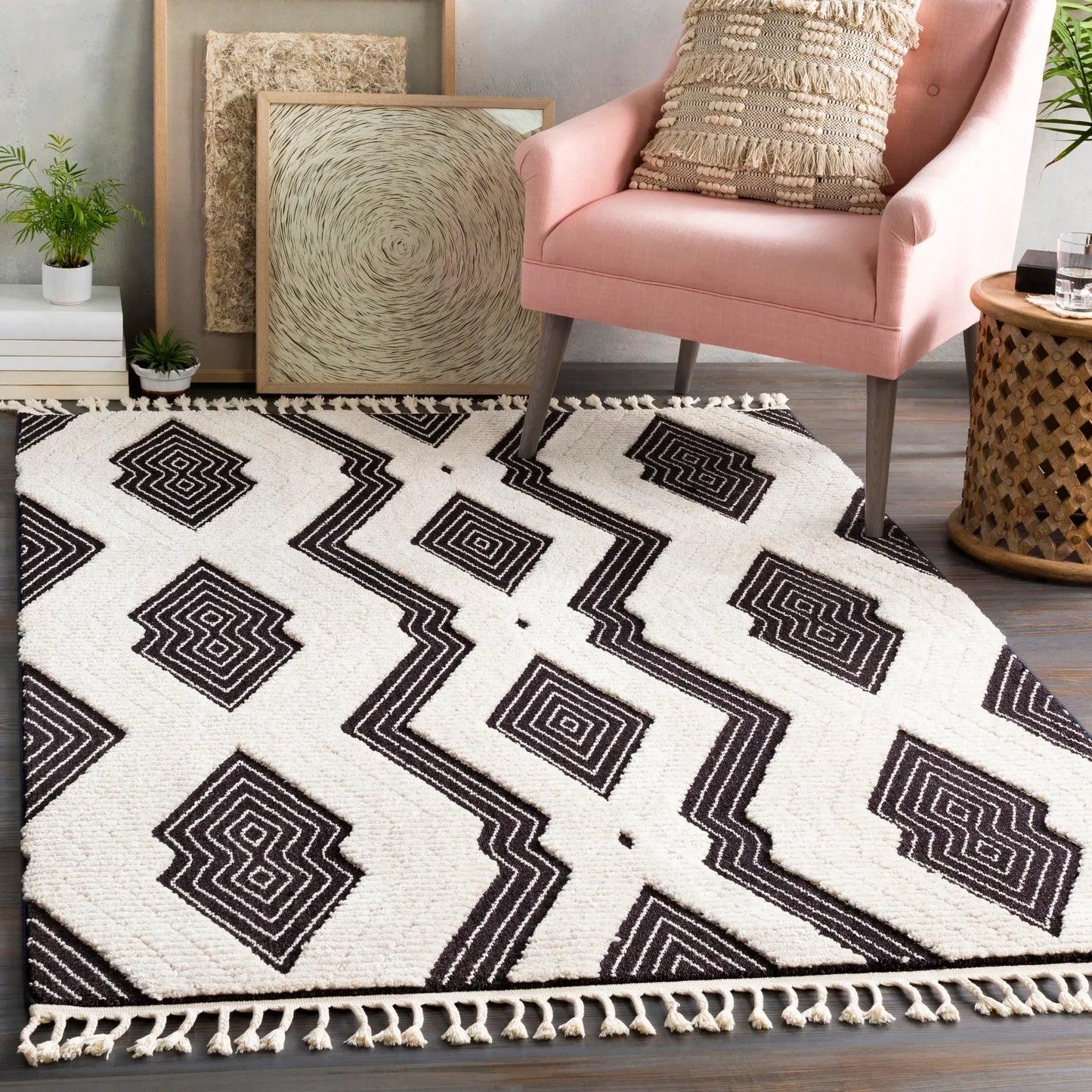Azilal Machine Woven Rug Livabliss Azilal