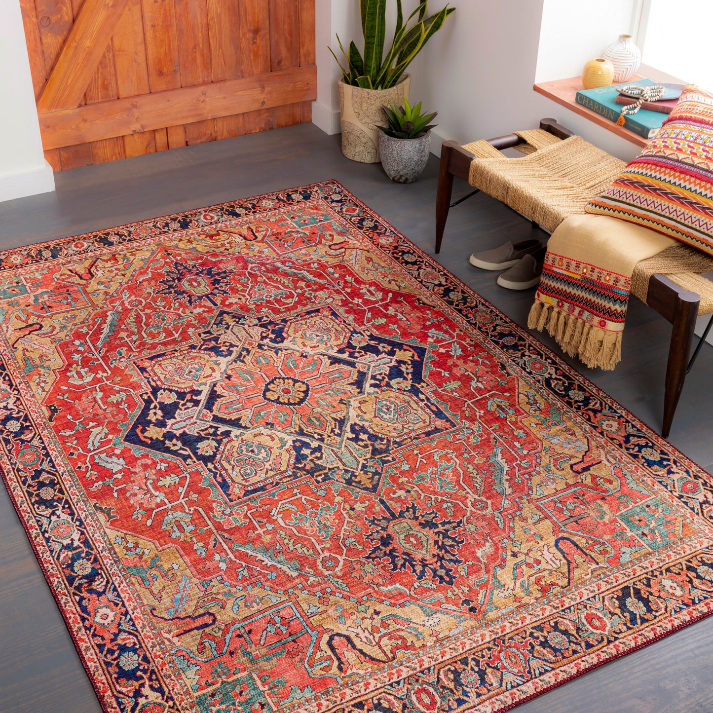 Iris Machine Woven Rug Livabliss Iris