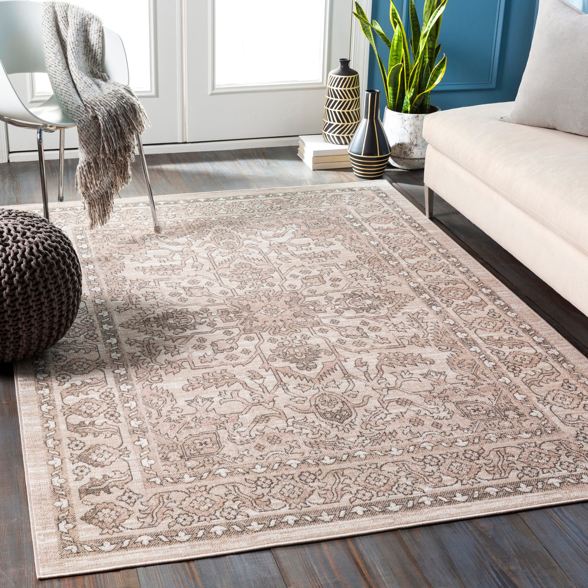 Rafetus Machine Woven Rug Livabliss Rafetus