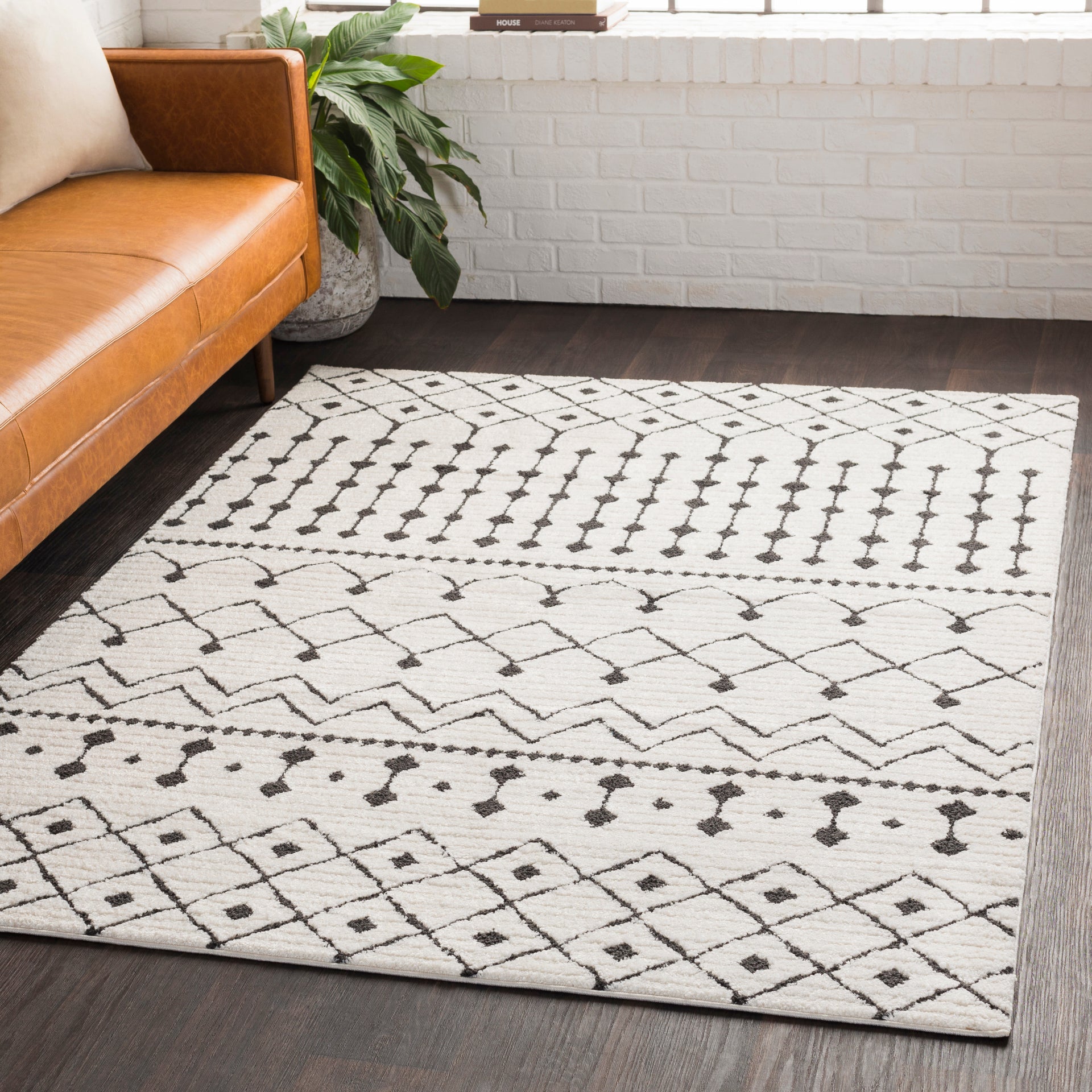 Moroccan Shag Machine Woven Rug Livabliss Moroccan Shag