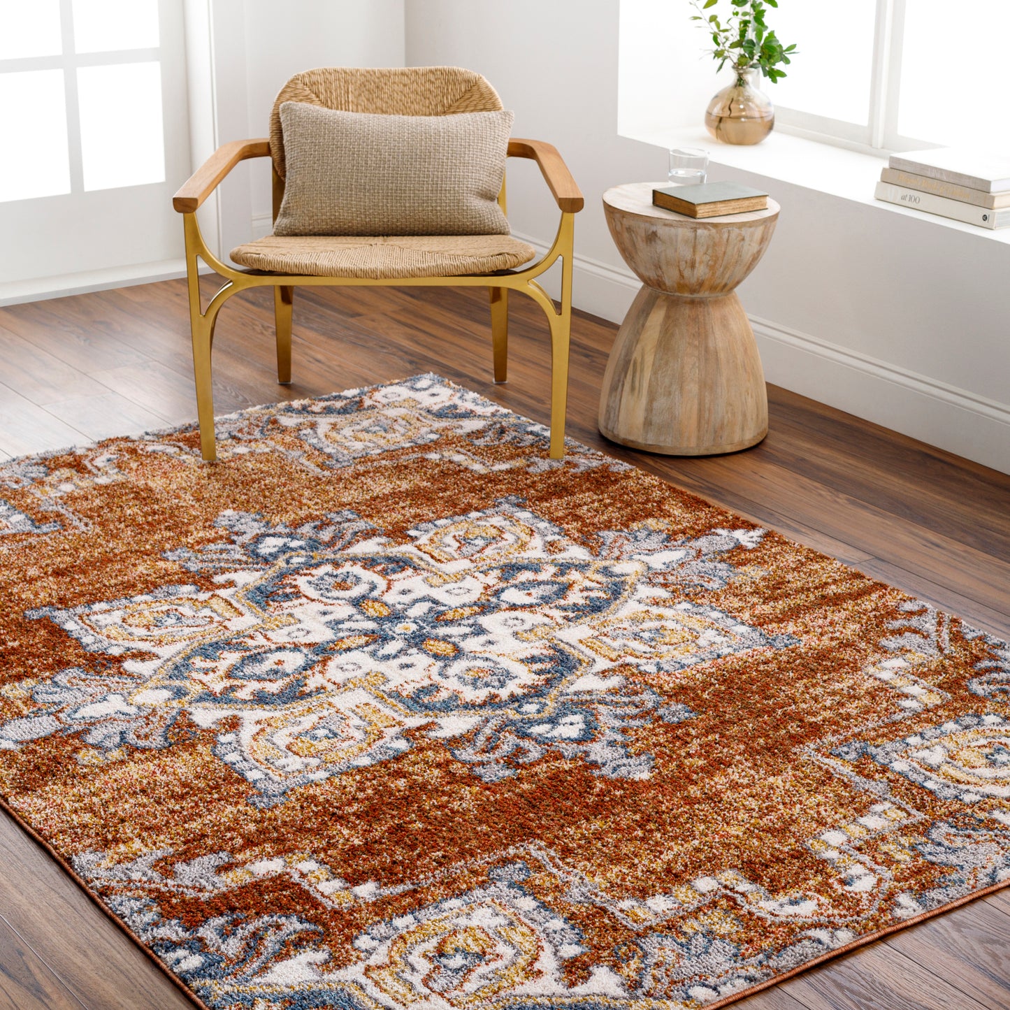 Monet Machine Woven Rug Livabliss Monet