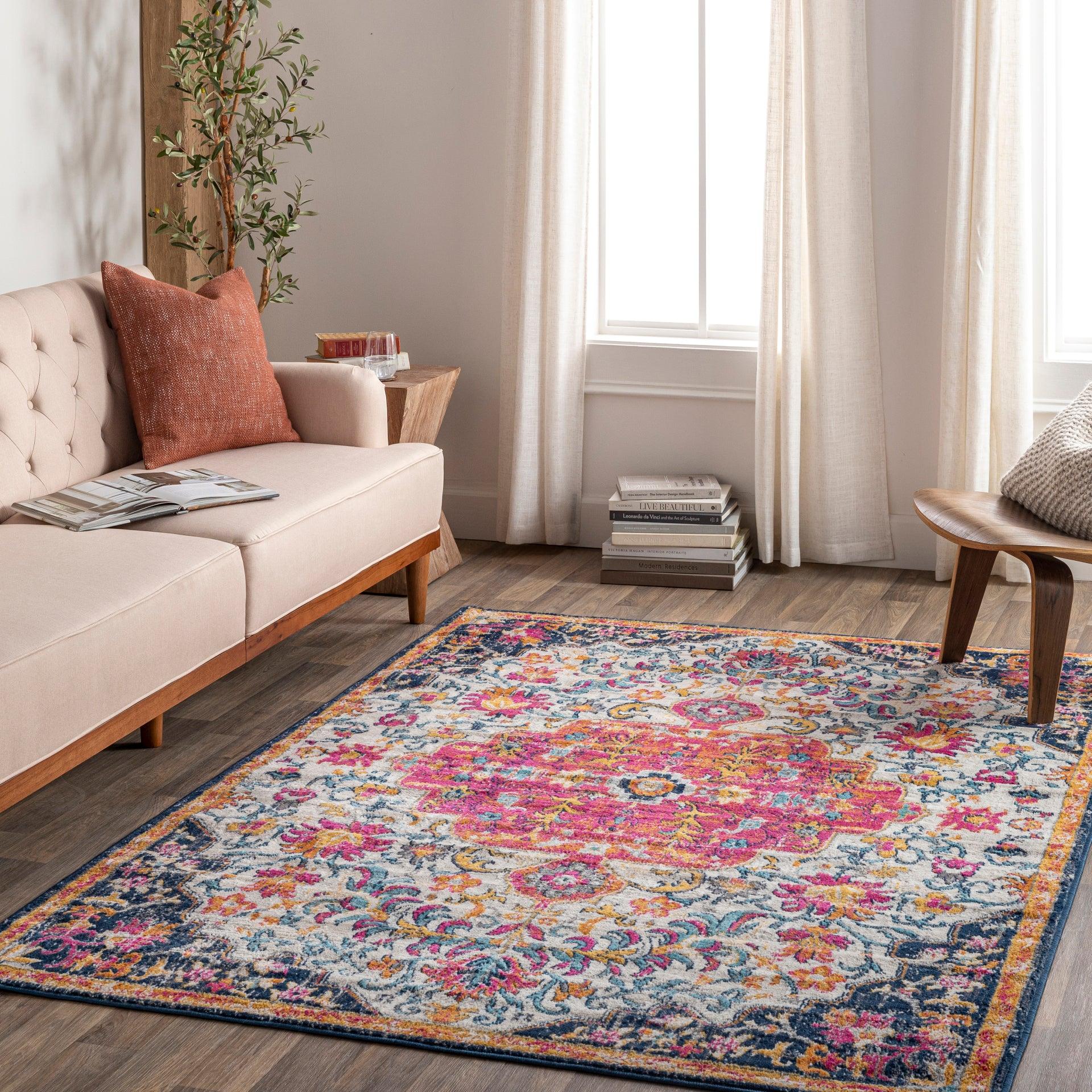 Floransa Machine Woven Rug Livabliss Floransa