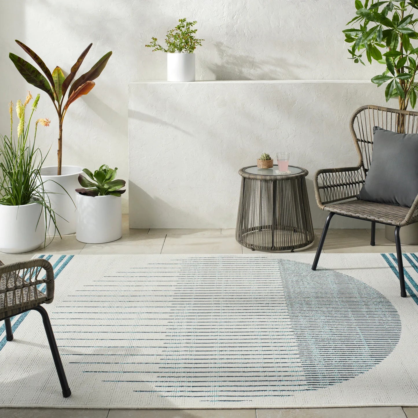 Alfresco Machine Woven Rug Livabliss Alfresco