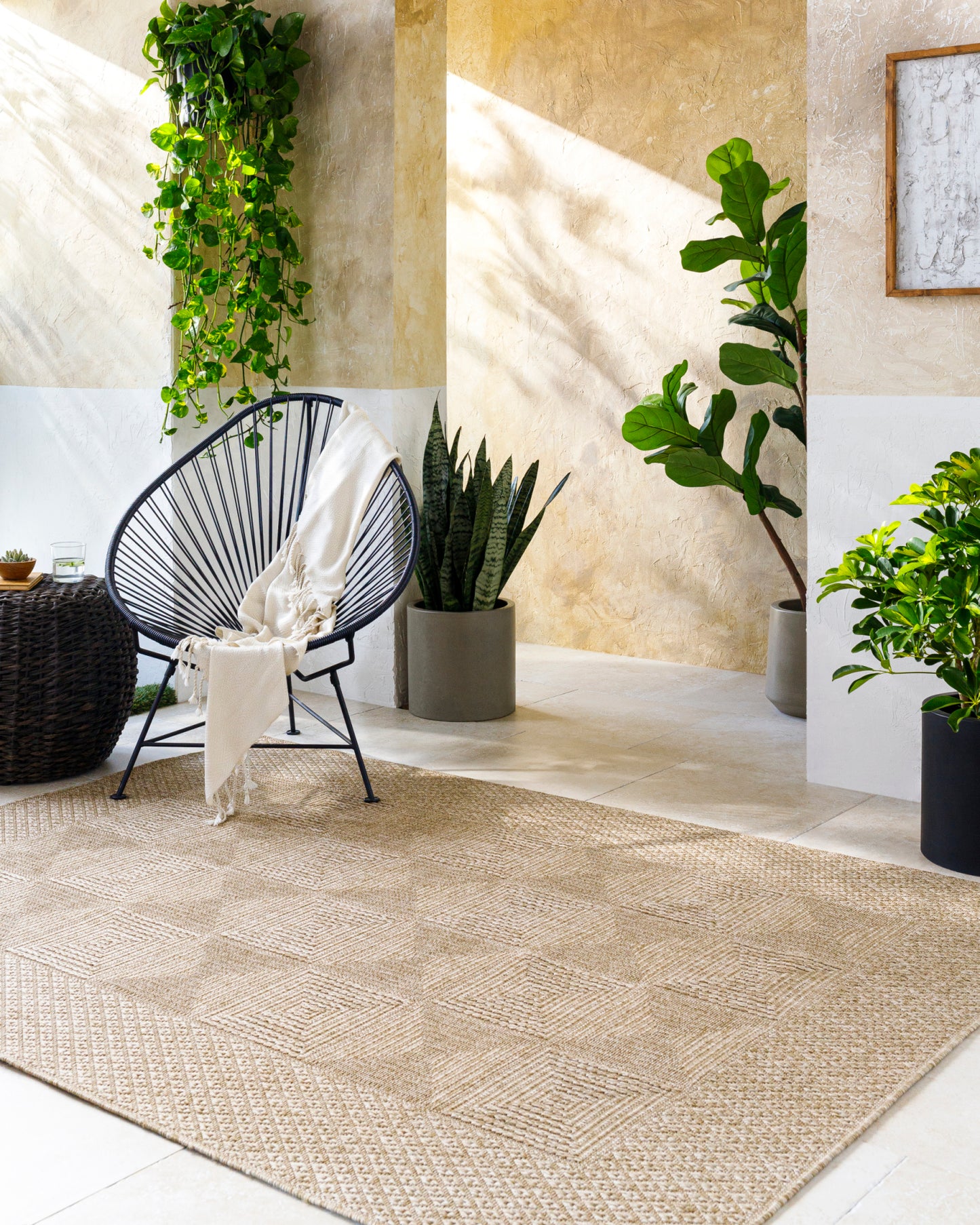 Sandra Machine Woven Rug Livabliss Sandra