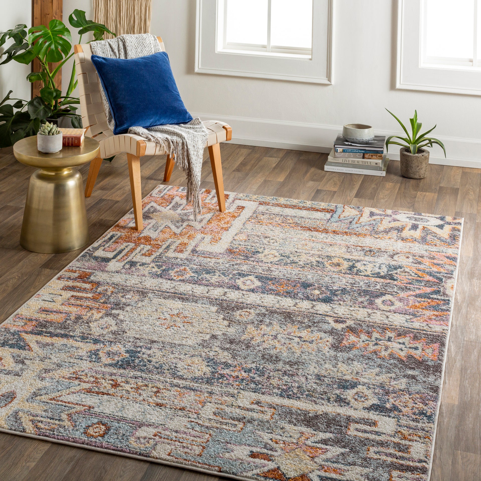 New Mexico Machine Woven Rug Livabliss New Mexico