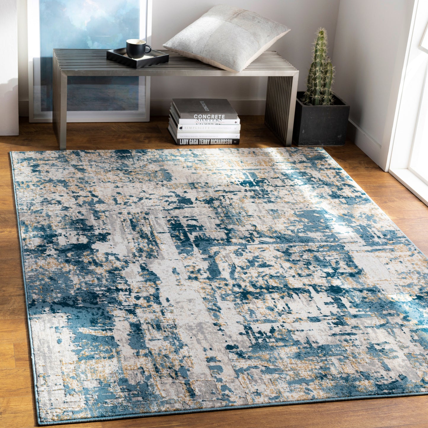 Quatro Machine Woven Rug Livabliss Quatro