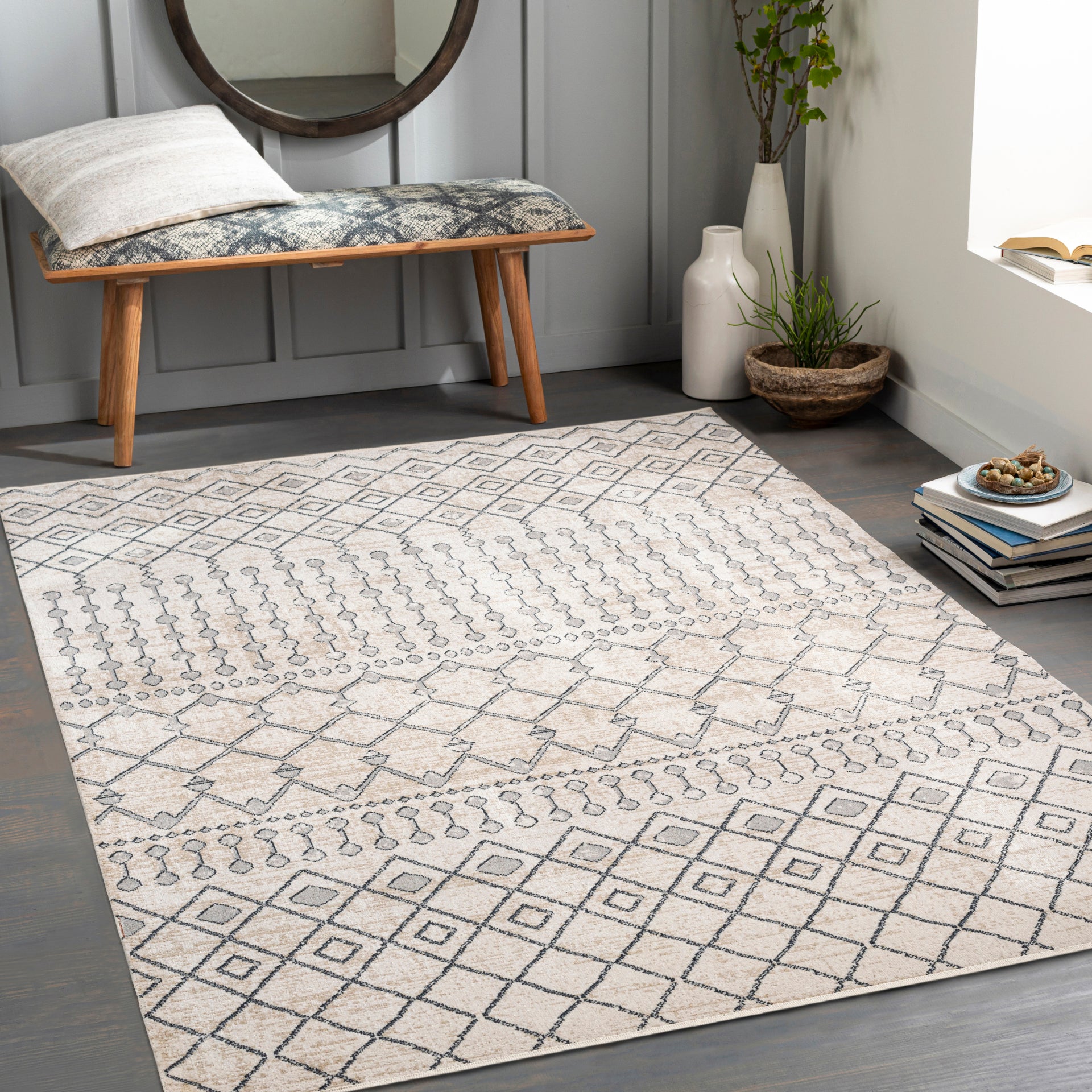 Lavadora Machine Woven Rug Livabliss Lavadora