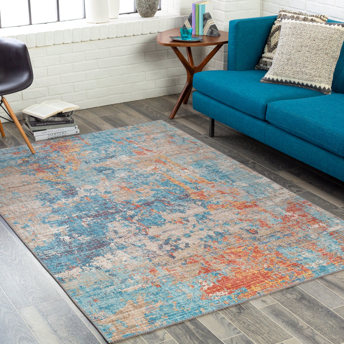 Iris Machine Woven Rug Livabliss Iris