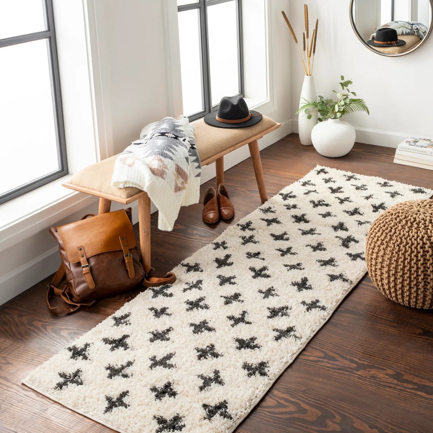 Beni Shag Machine Woven Rug Livabliss Beni Shag