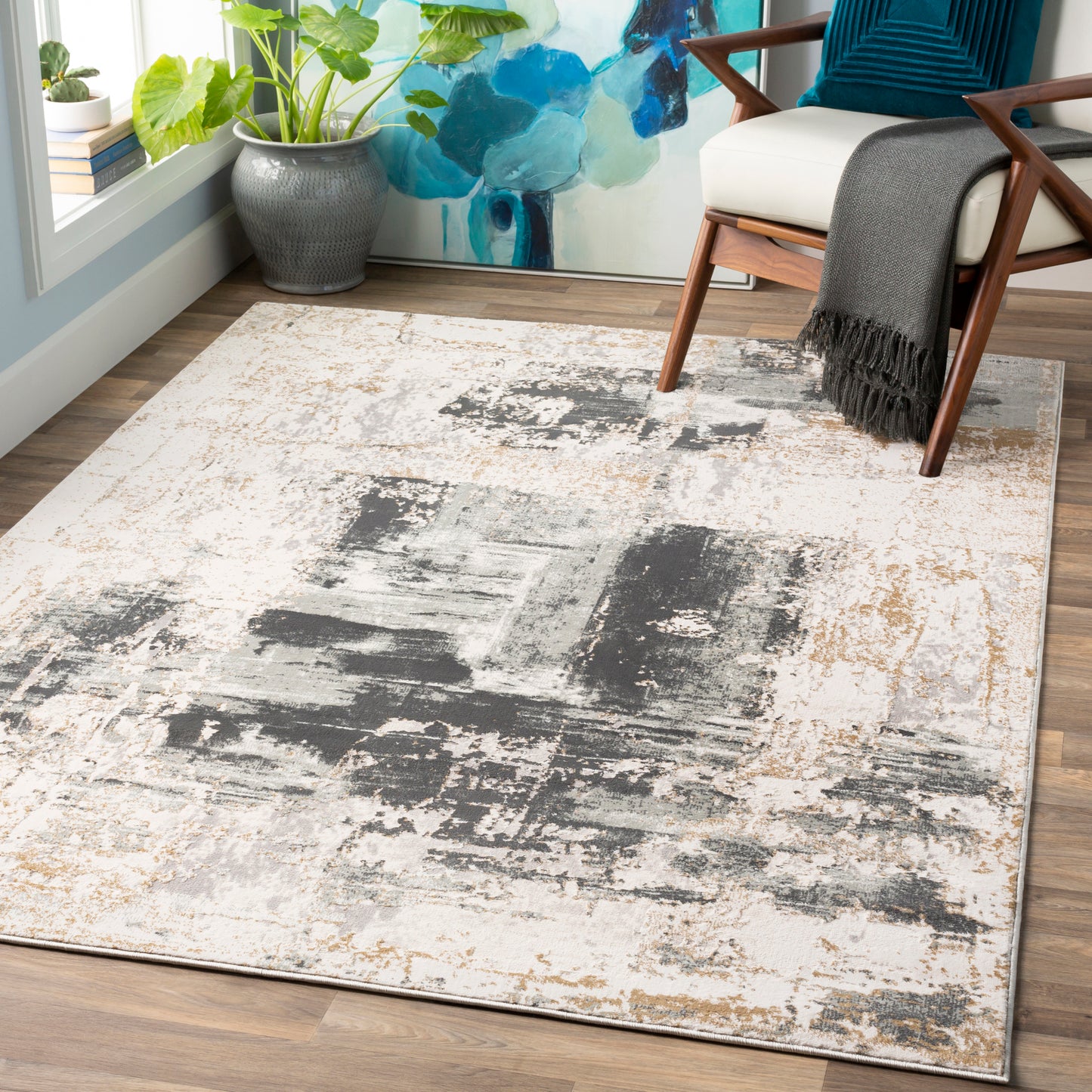 Quatro Machine Woven Rug Livabliss Quatro