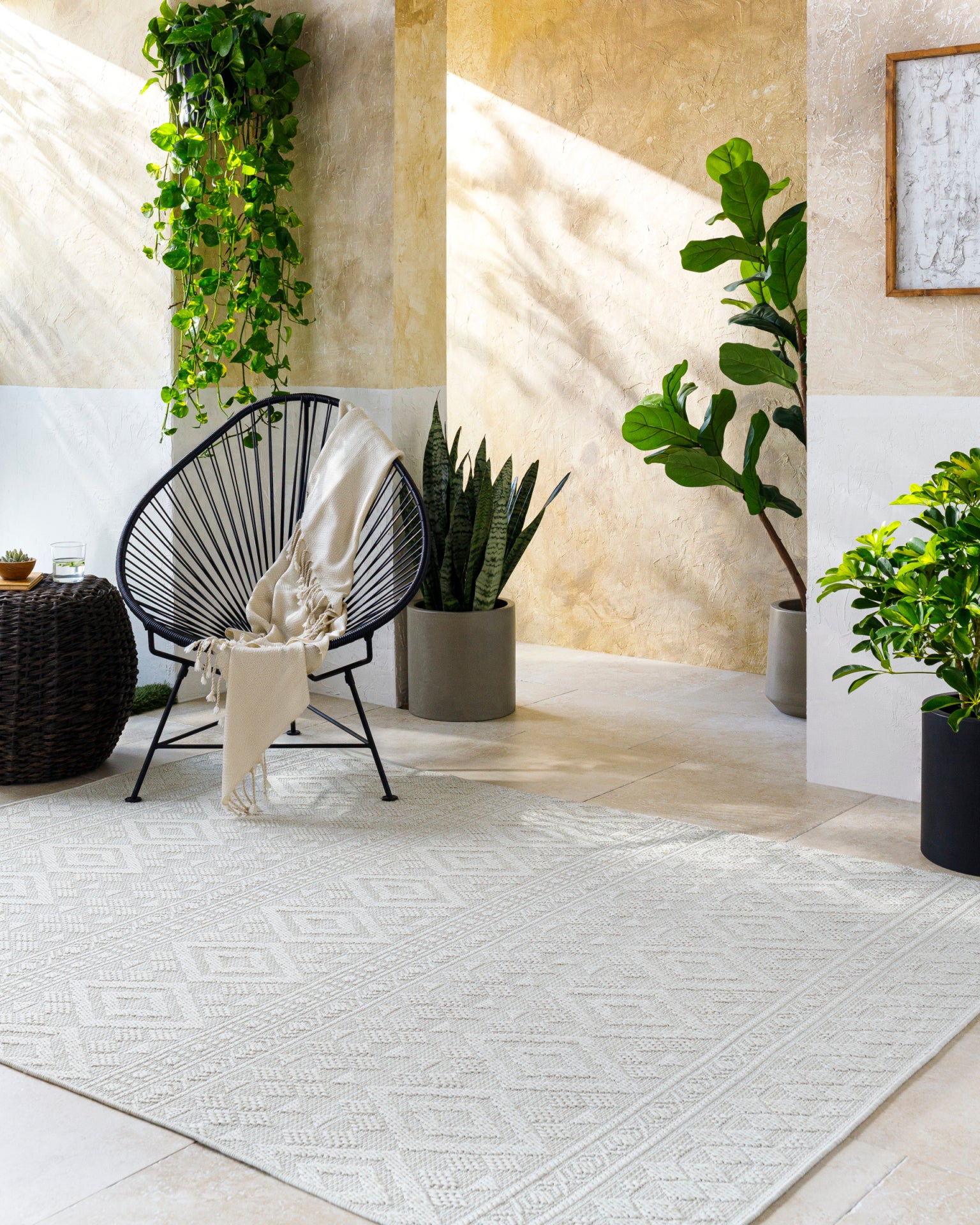 Sandra Machine Woven Rug Livabliss Sandra