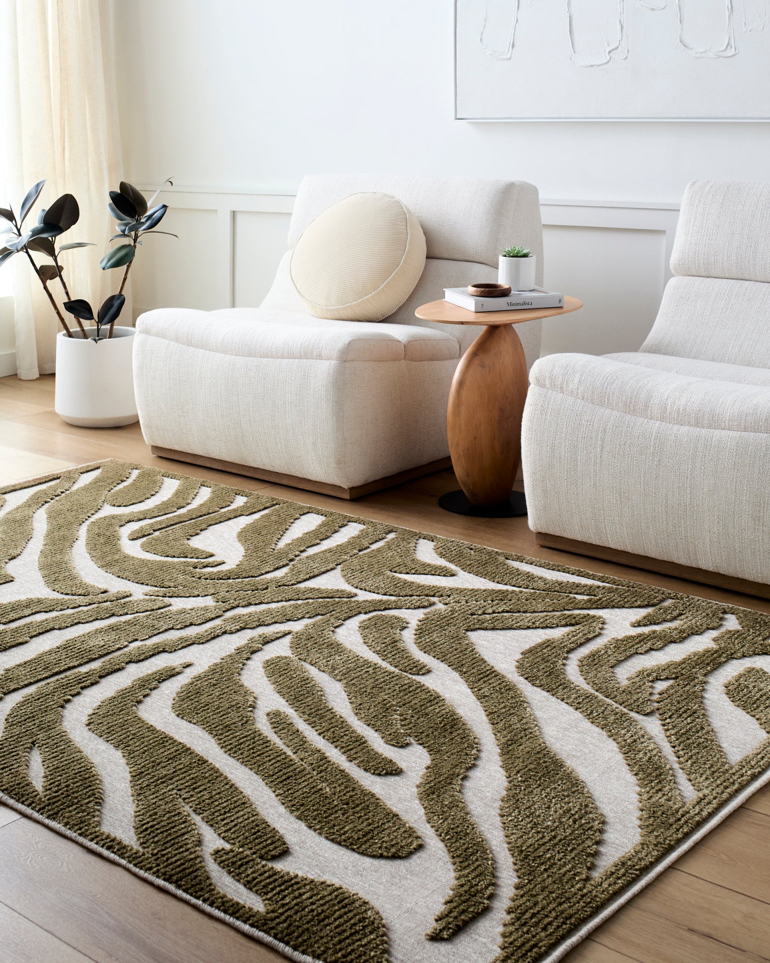Lyna Machine Woven Rug Livabliss Lyna