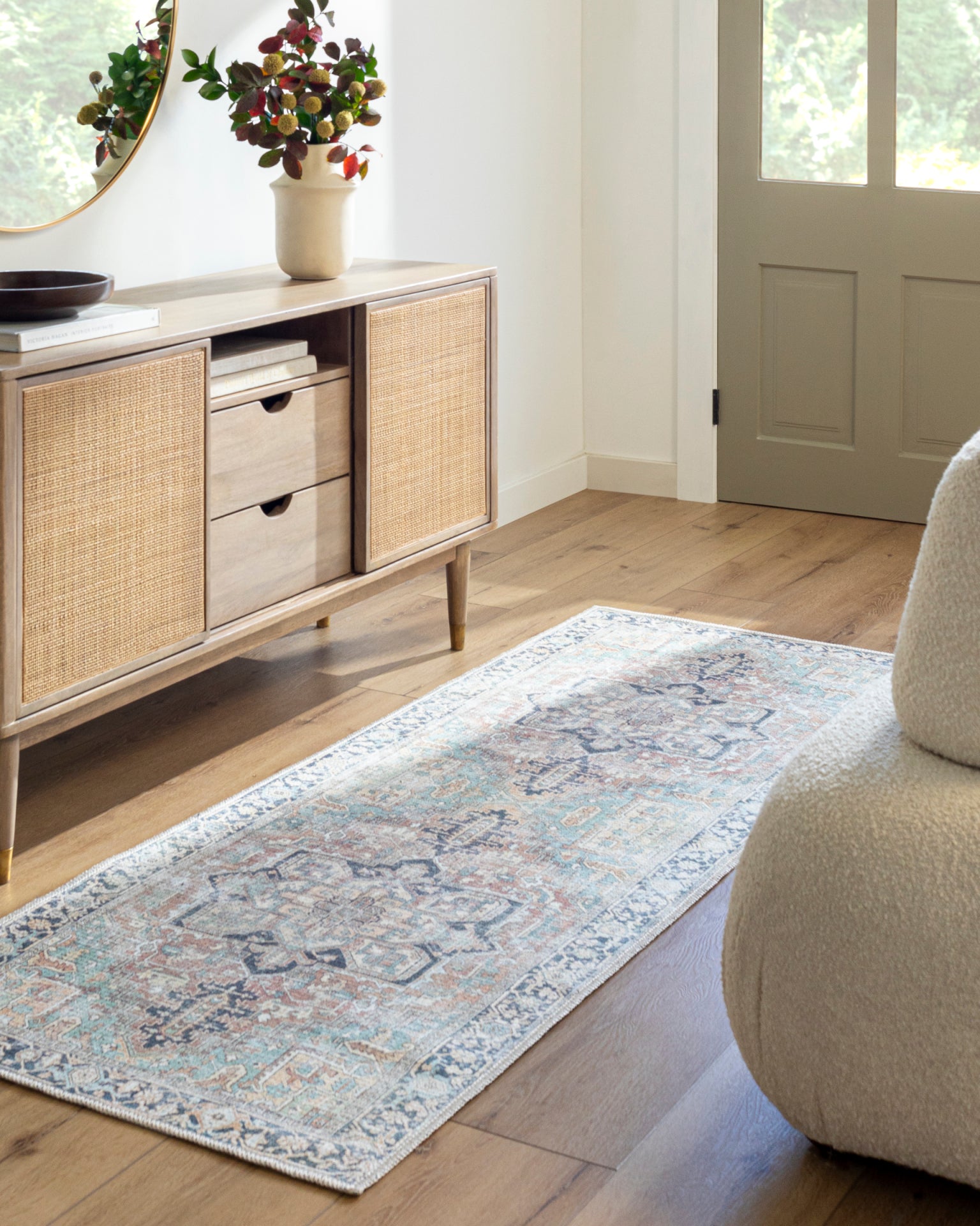 Kemer Machine Woven Rug Livabliss Kemer