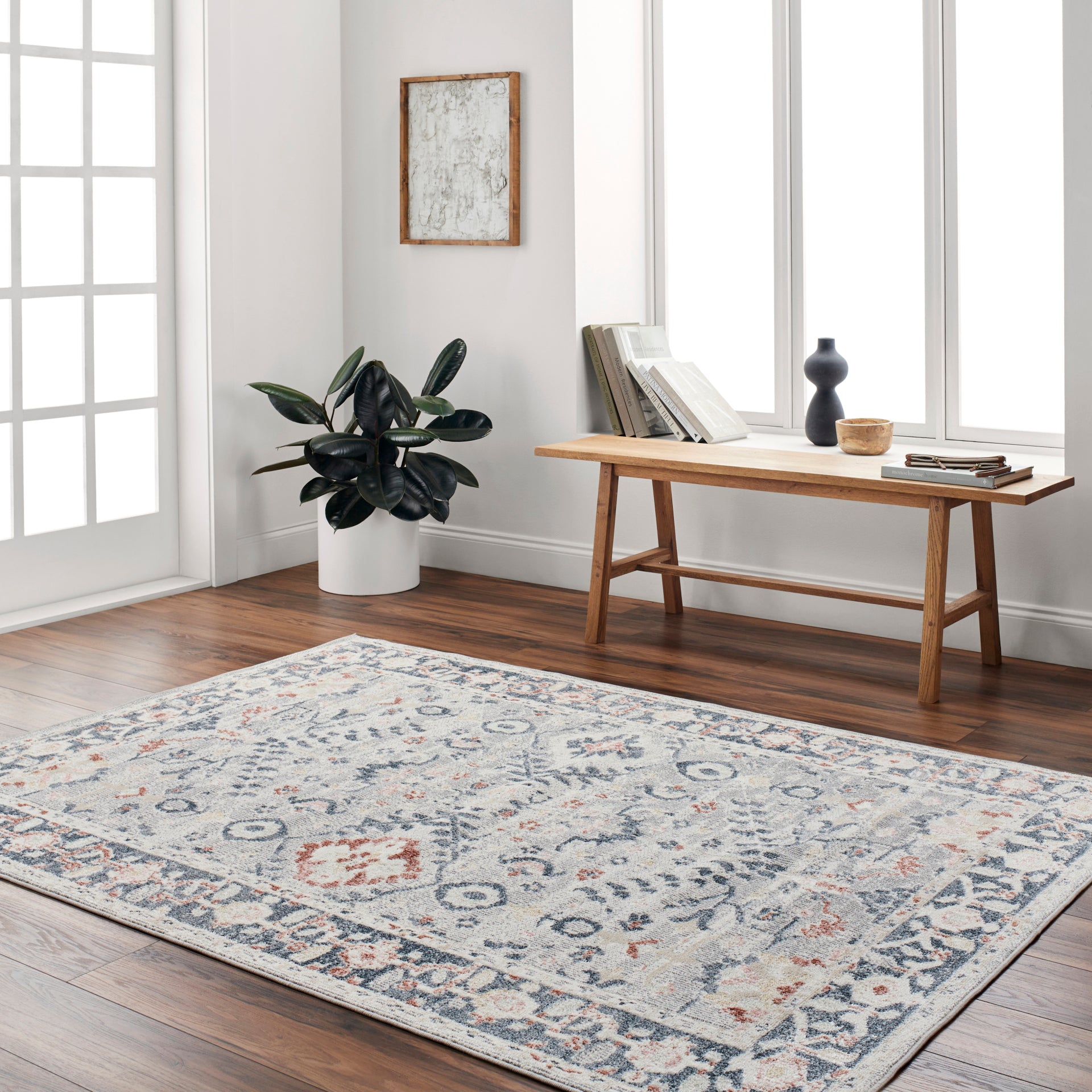 Santana Machine Woven Rug Livabliss Santana