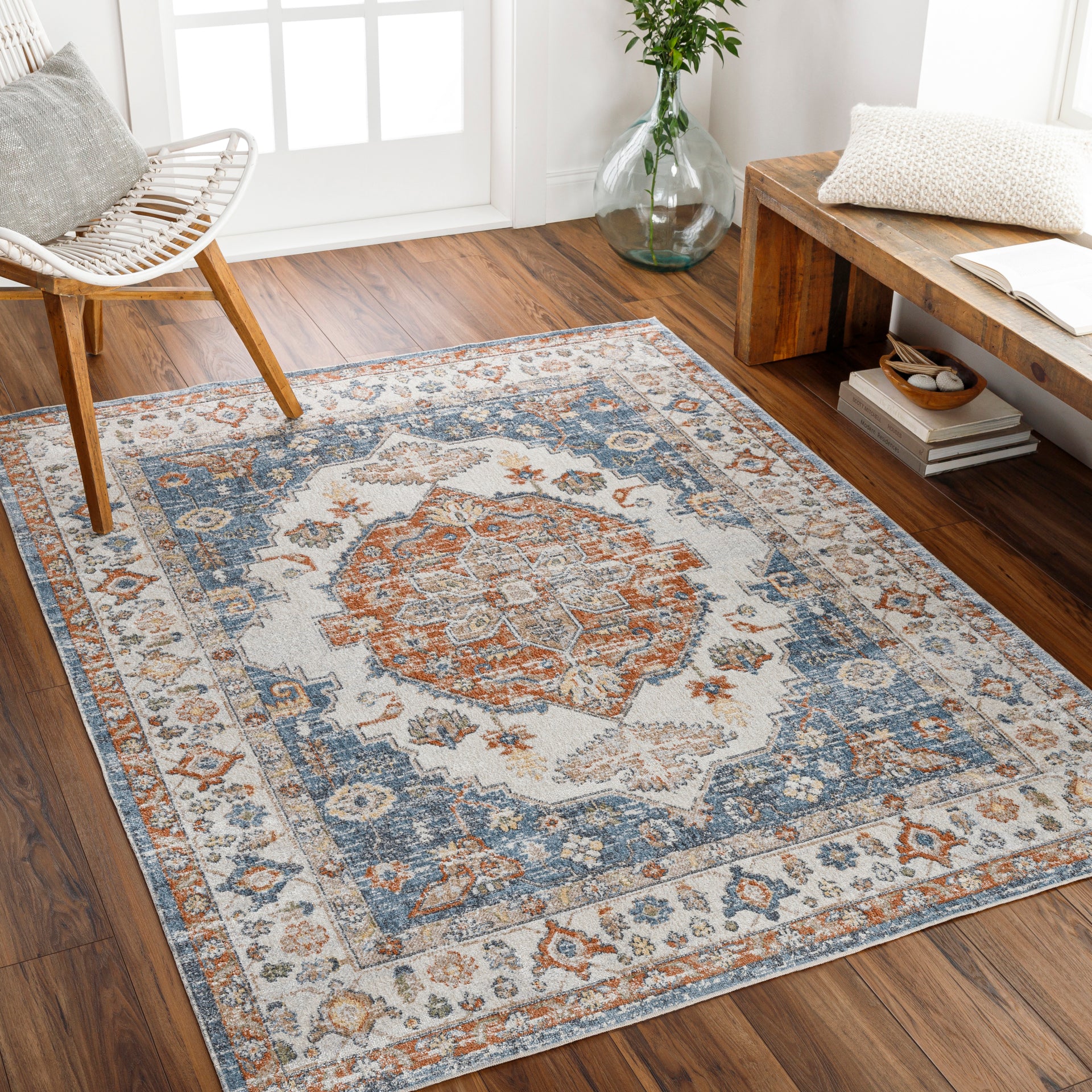 Lillian Machine Woven Rug Livabliss Lillian