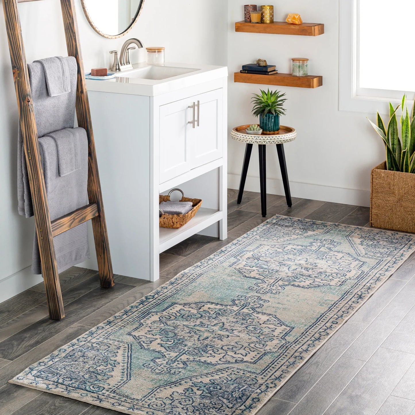 Bohemian Machine Woven Rug Livabliss Bohemian