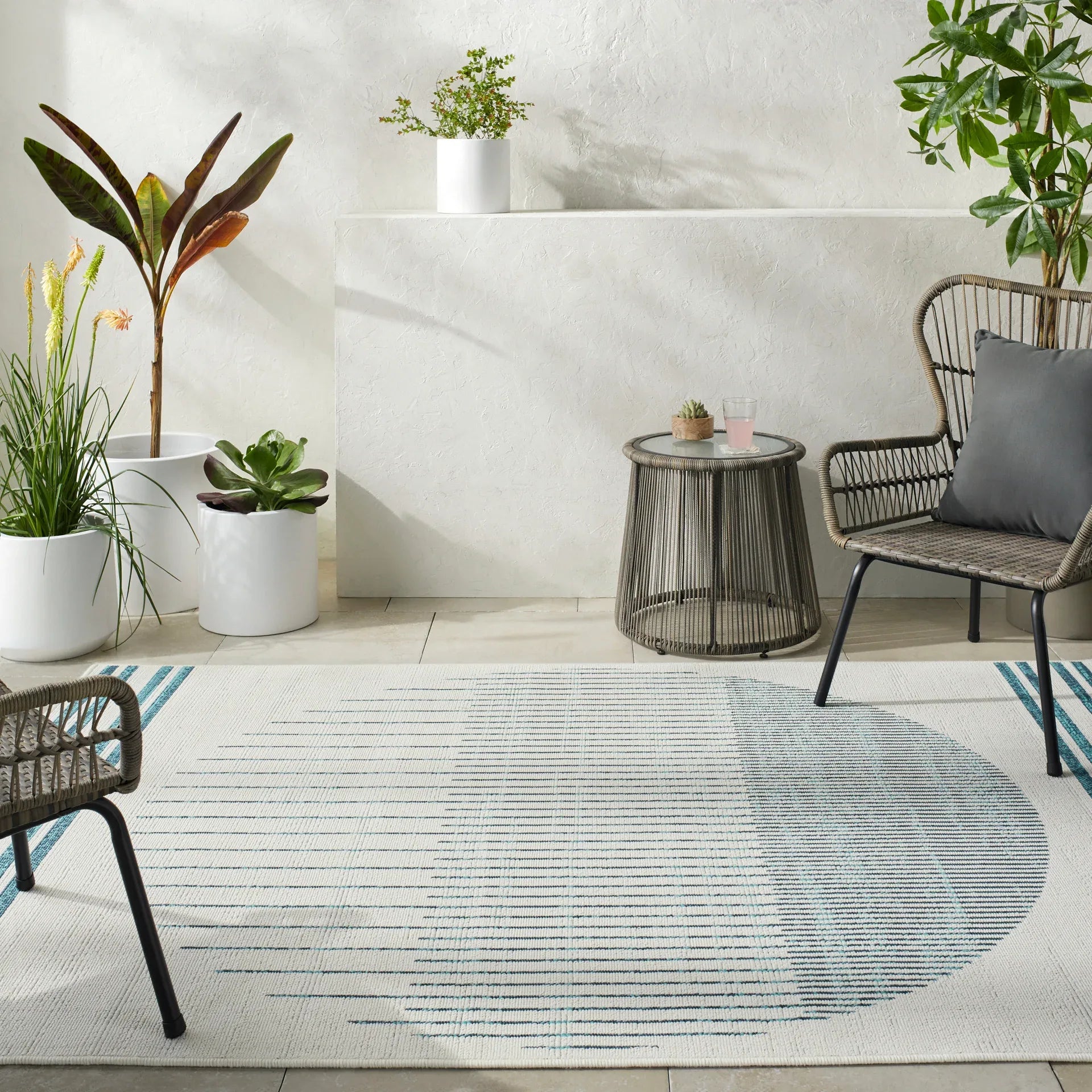 Alfresco Machine Woven Rug Livabliss Alfresco