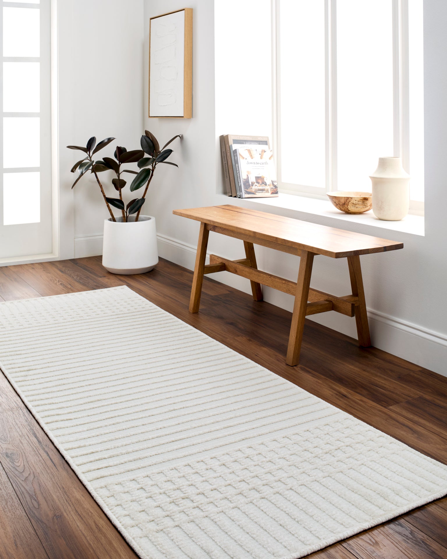 Lyna Machine Woven Rug Livabliss Lyna