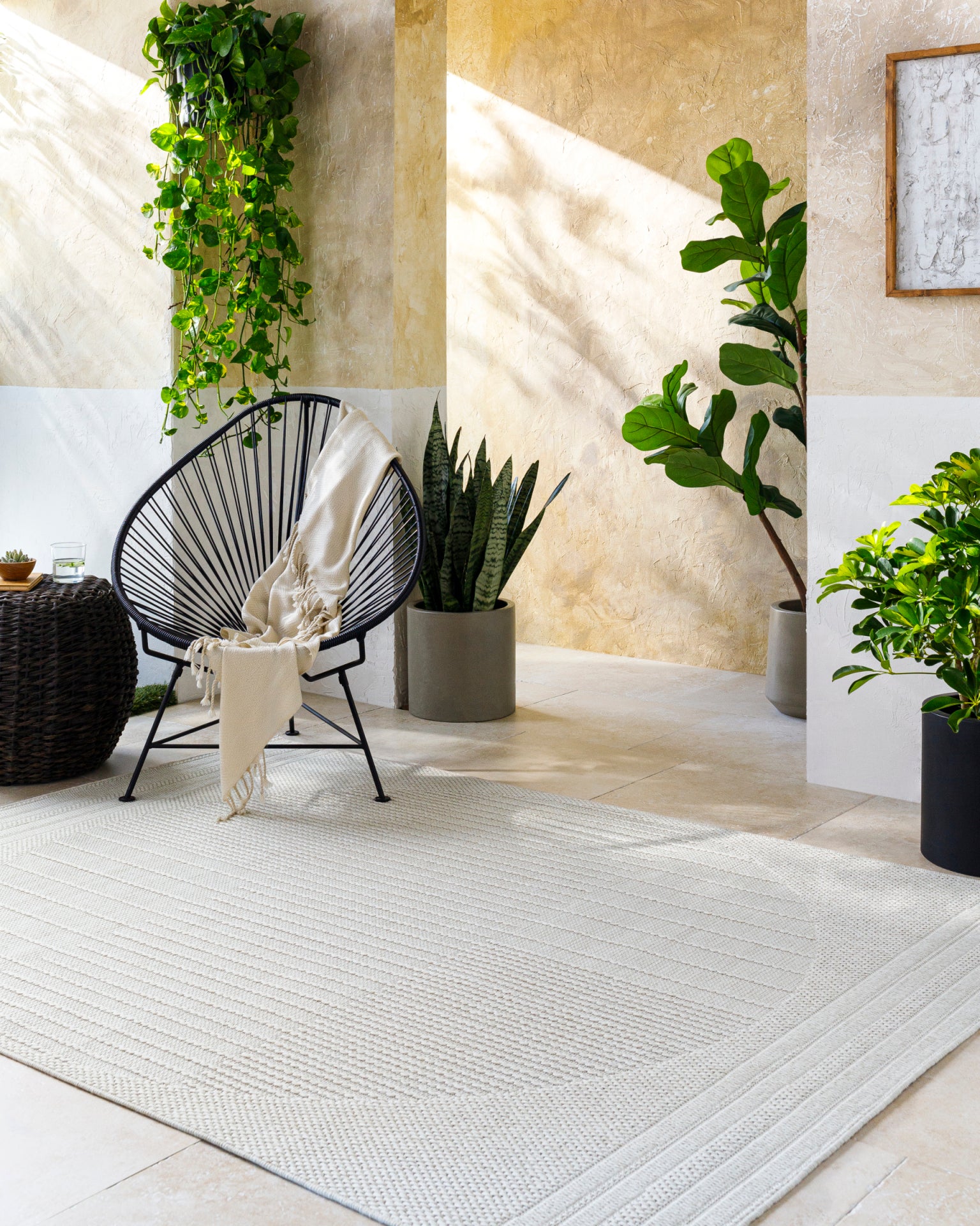 Sandra Machine Woven Rug Livabliss Sandra
