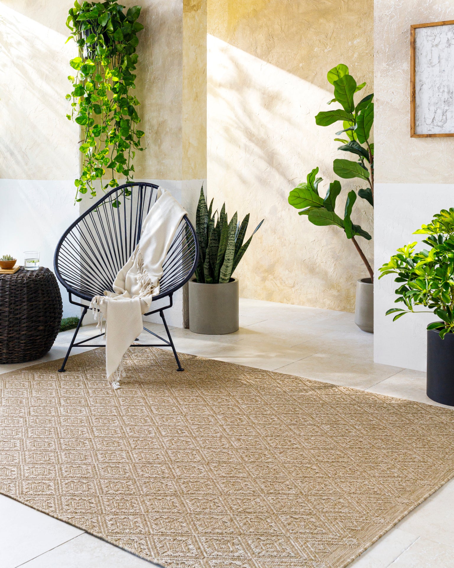 Sandra Machine Woven Rug Livabliss Sandra