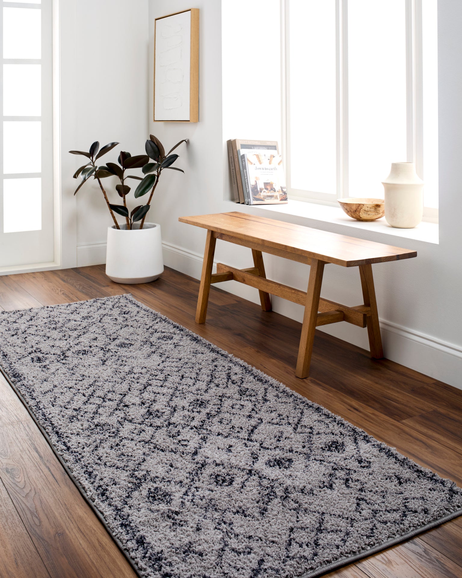 Lykke Machine Woven Rug Livabliss Lykke