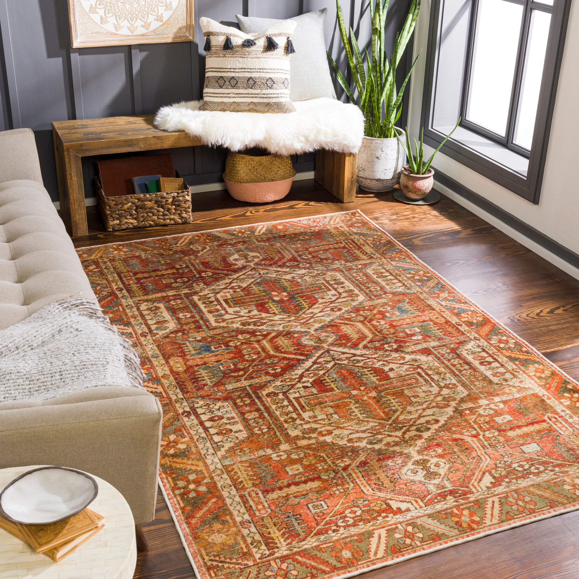 Lavable Machine Woven Rug Livabliss Lavable
