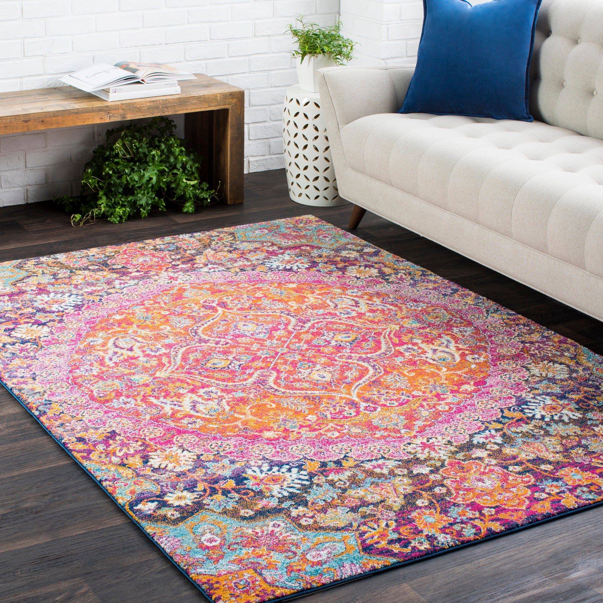 Harput Machine Woven Rug Livabliss Harput
