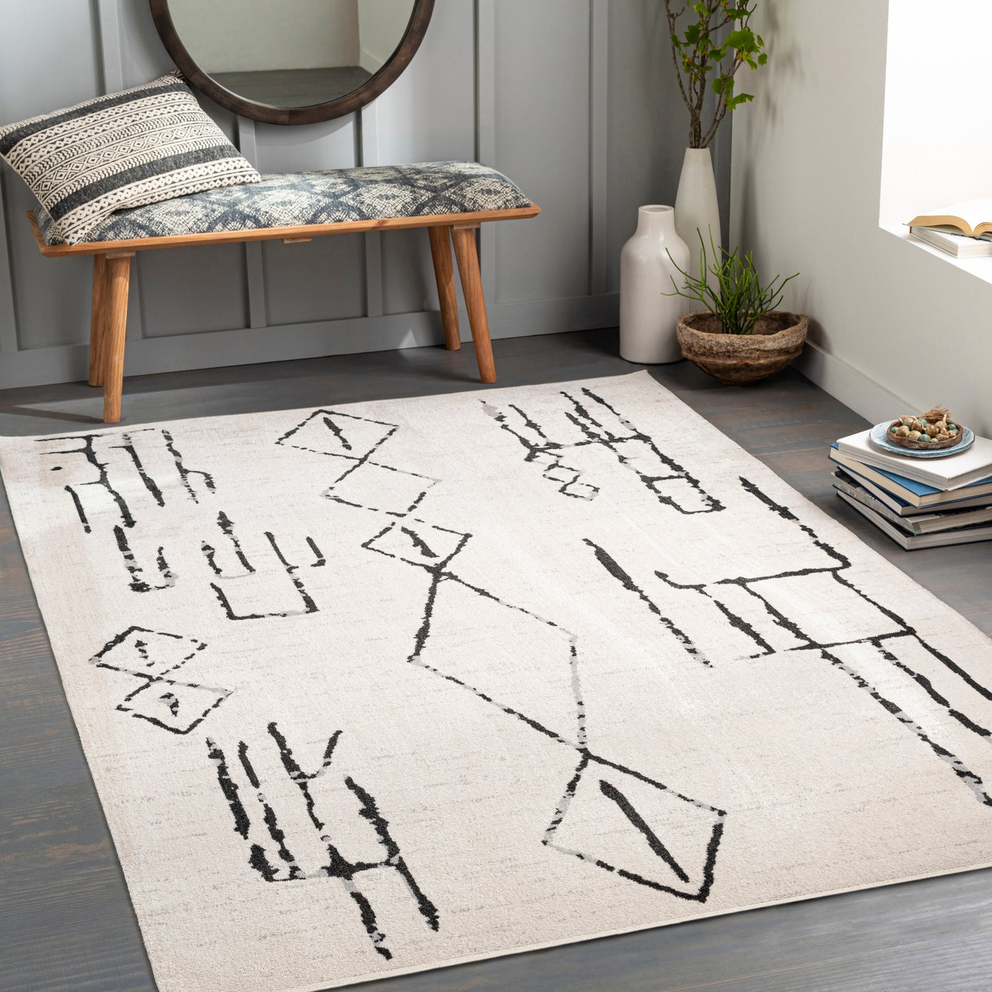 Lavadora Machine Woven Rug Livabliss Lavadora