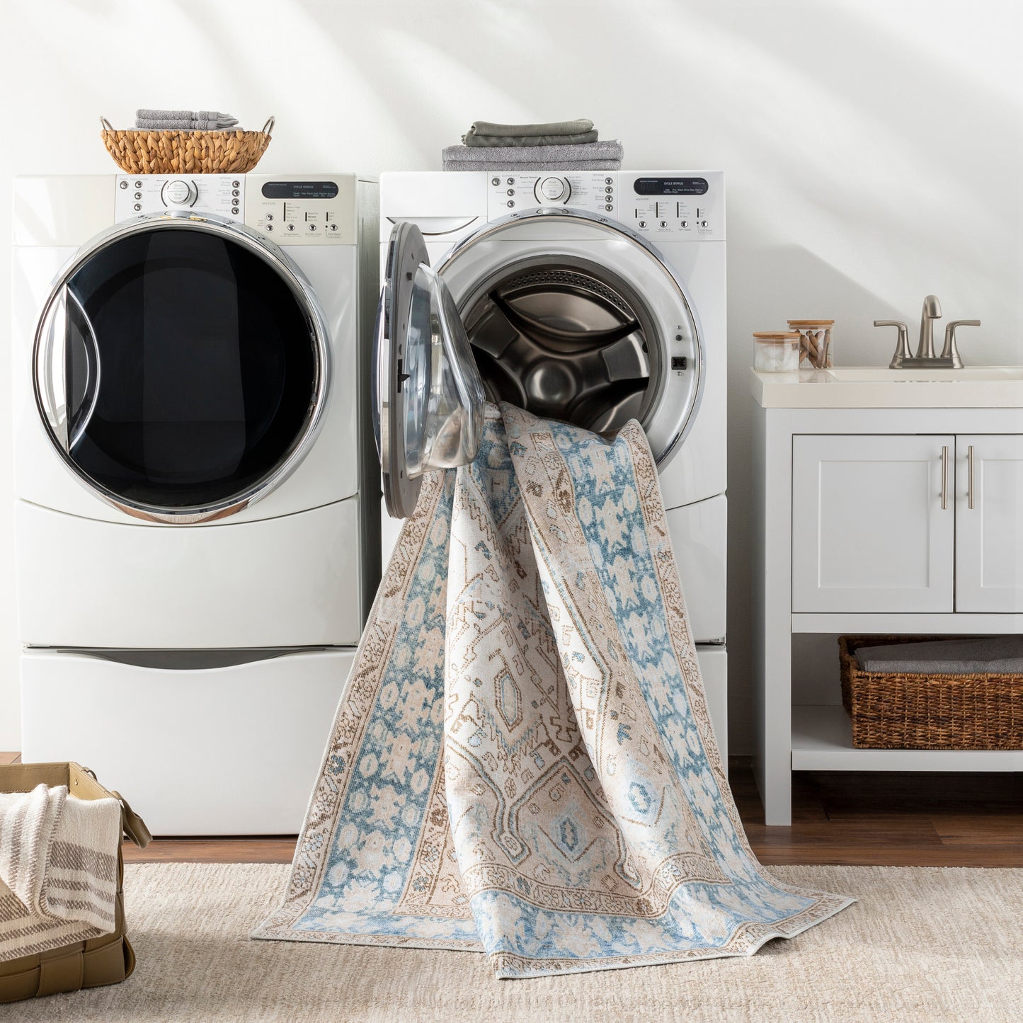Regen Machine Woven Rug Livabliss Regen