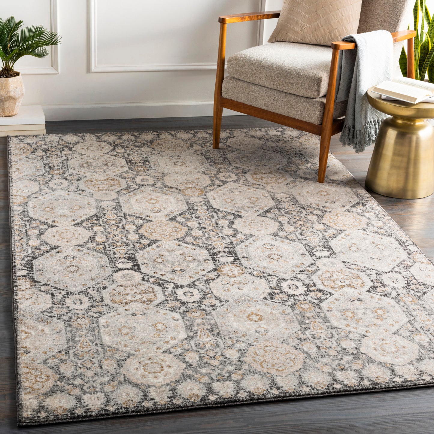 Indigo Machine Woven Rug Livabliss Indigo