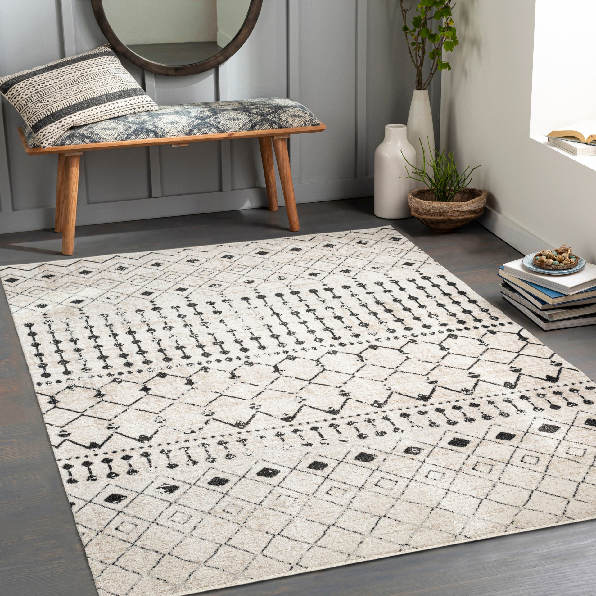 Lavadora Machine Woven Rug Livabliss Lavadora