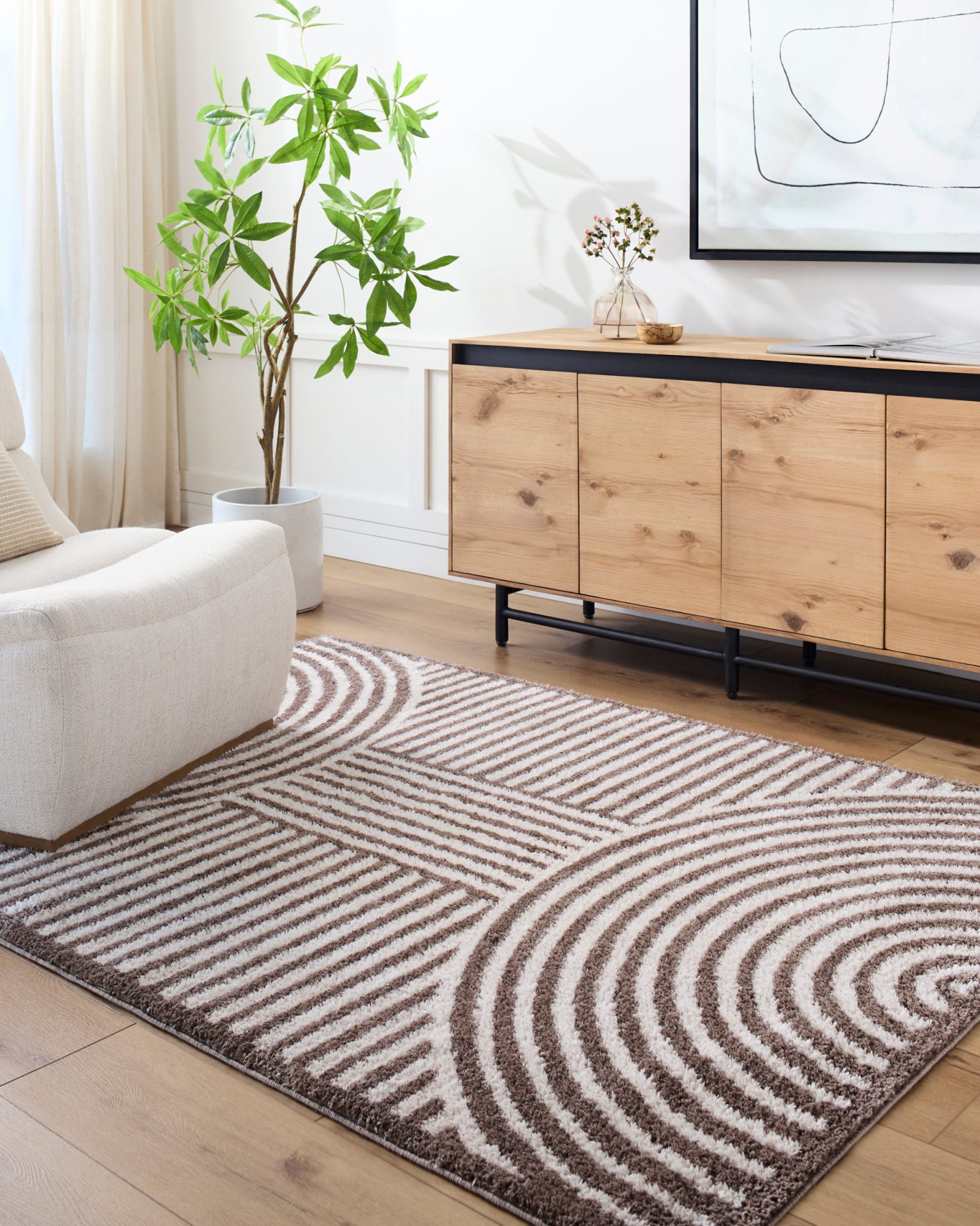 Fossay Shag Machine Woven Rug Livabliss Fossay Shag