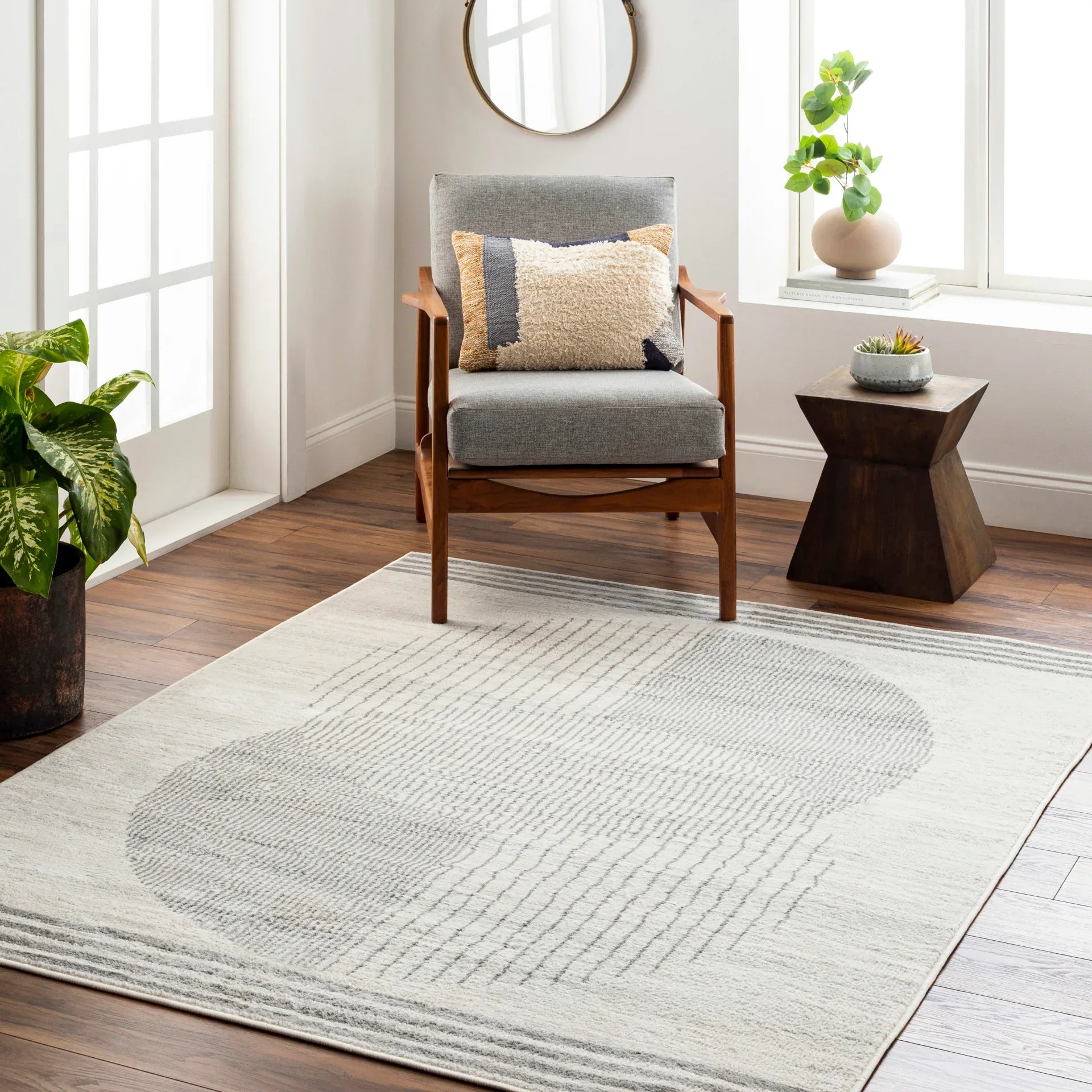Floransa Machine Woven Rug Livabliss Floransa
