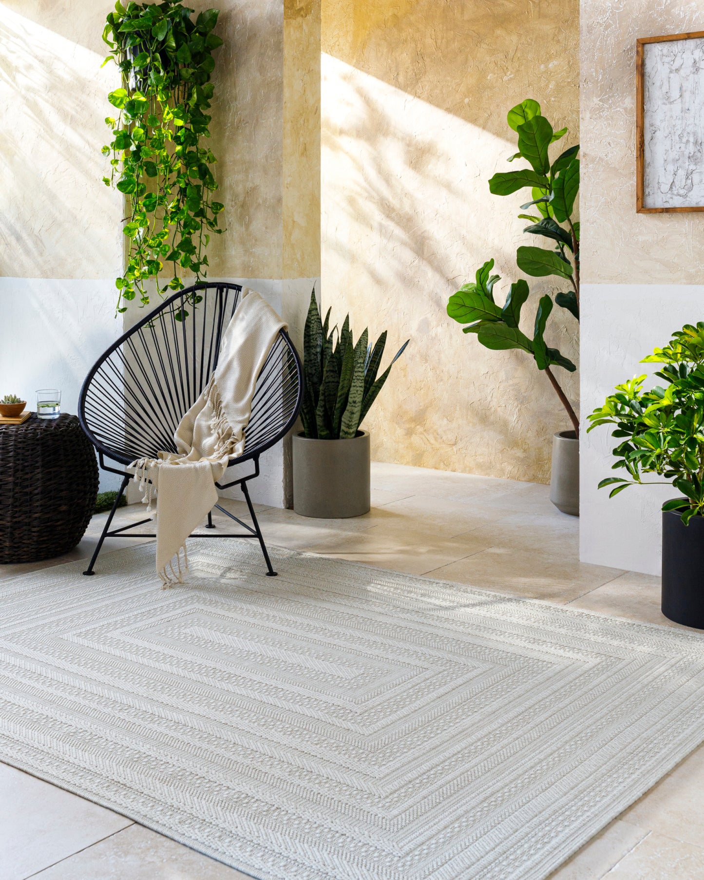 Sandra Machine Woven Rug Livabliss Sandra