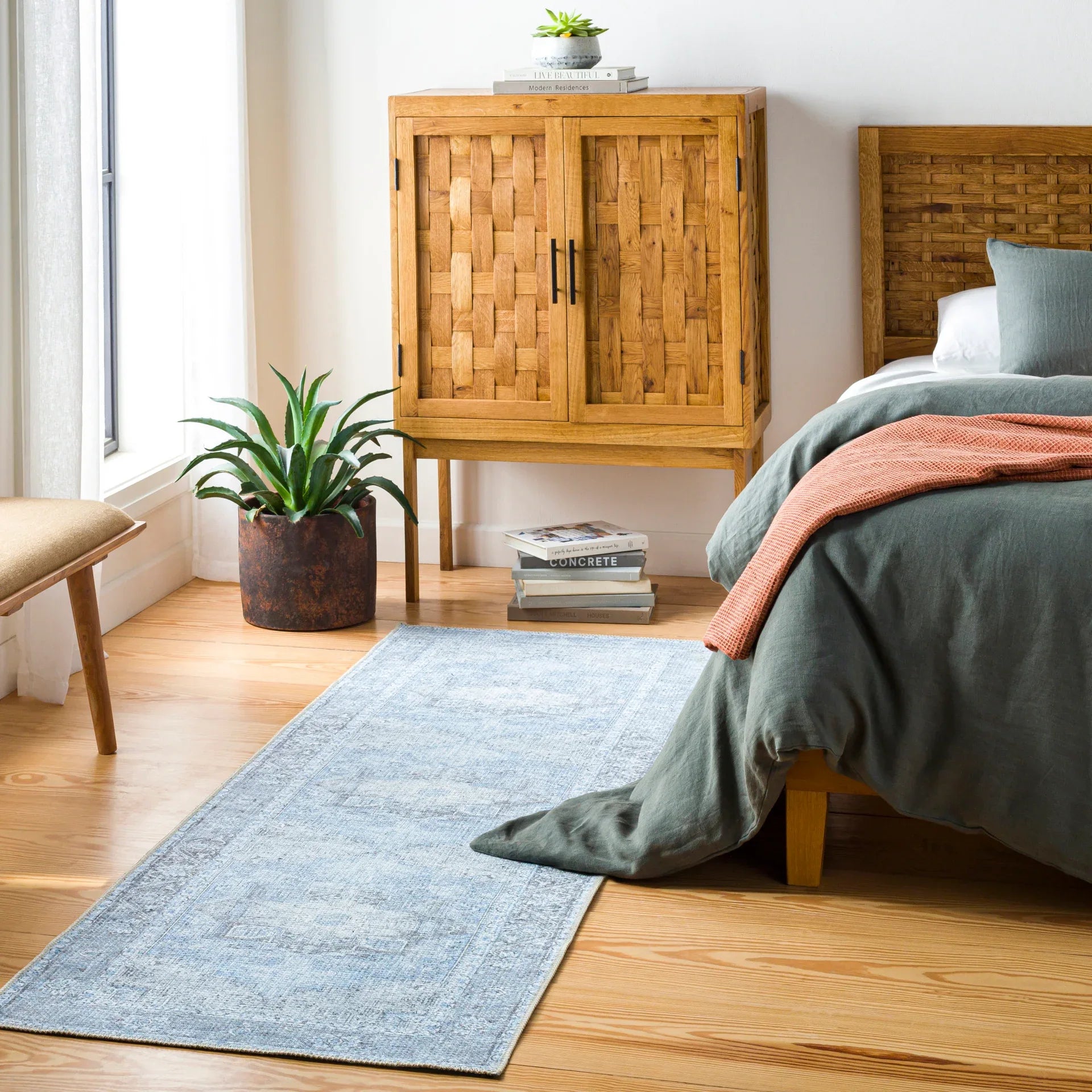 Amelie Machine Woven Rug Livabliss Amelie