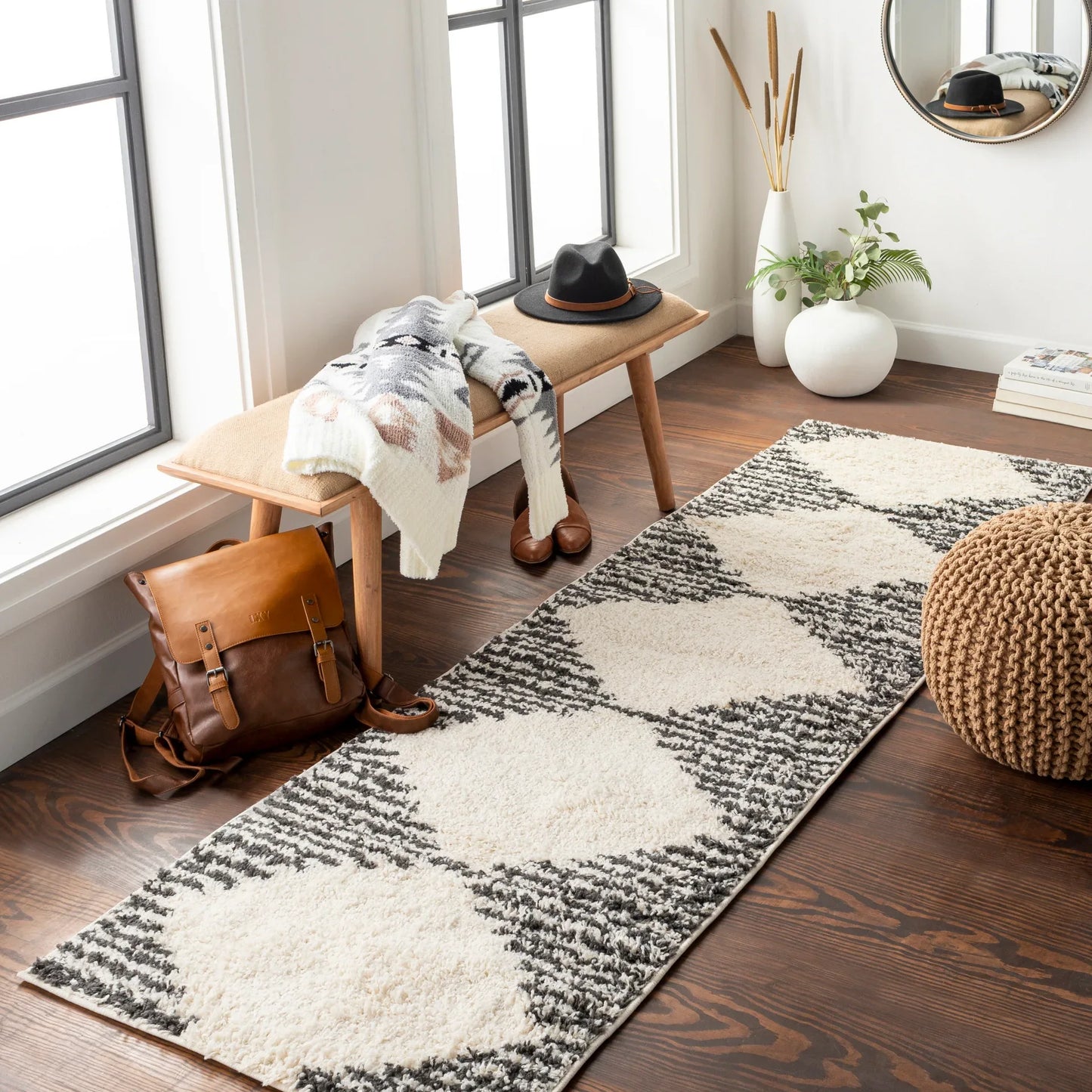 Beni Shag Machine Woven Rug Livabliss Beni Shag