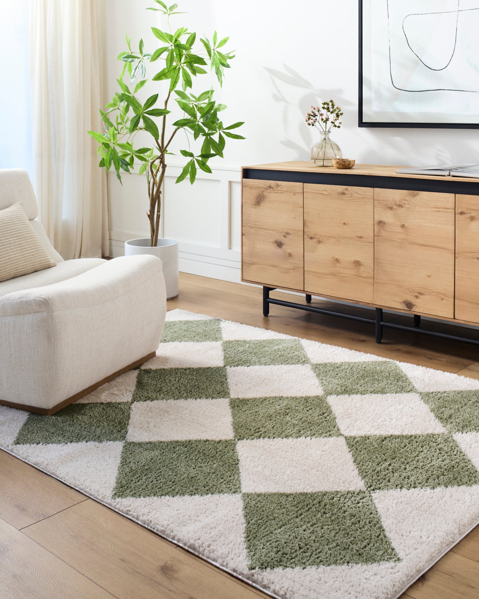 Fossay Shag Machine Woven Rug Livabliss Fossay Shag